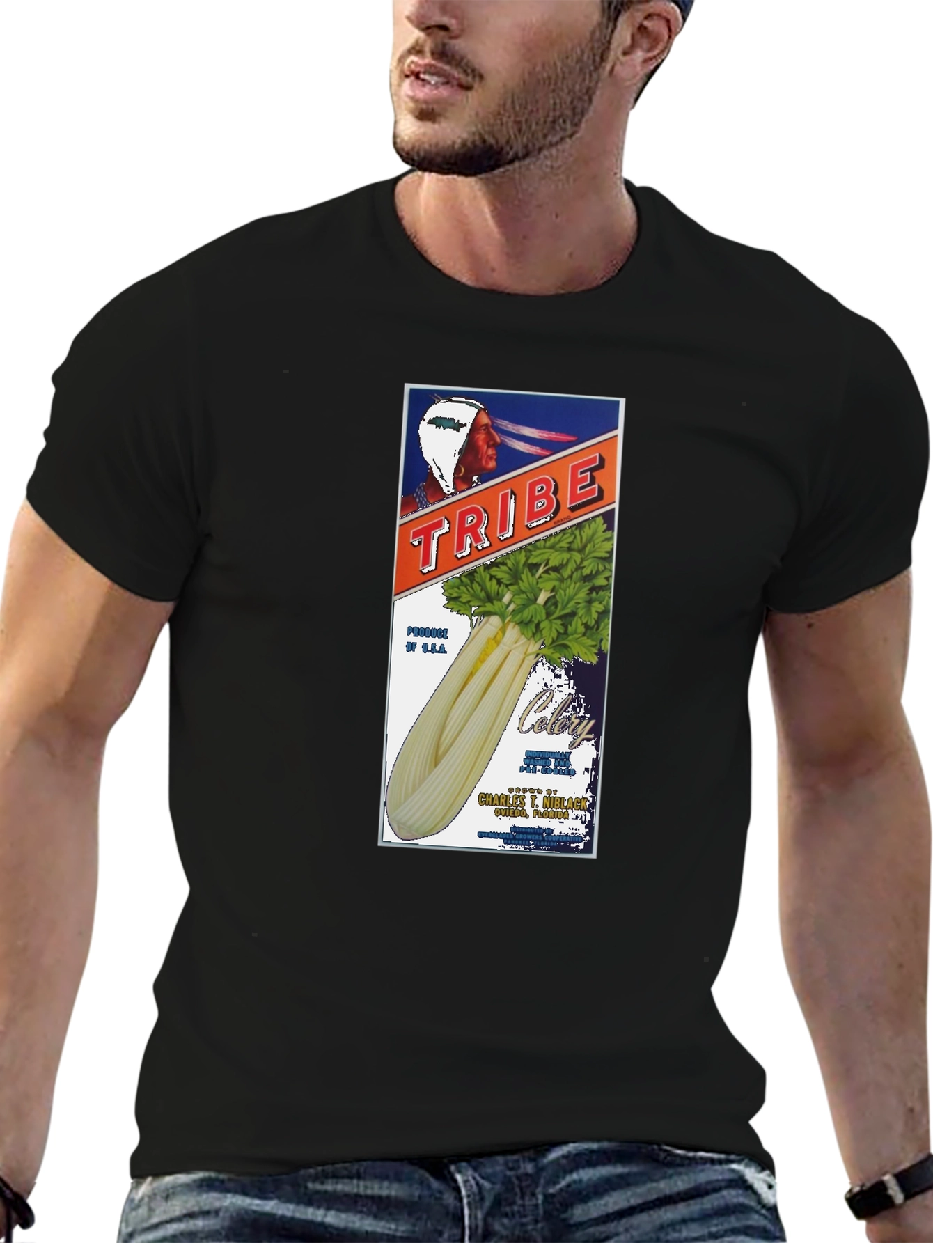 Tribe Celery Graphic T-Shirt - 6