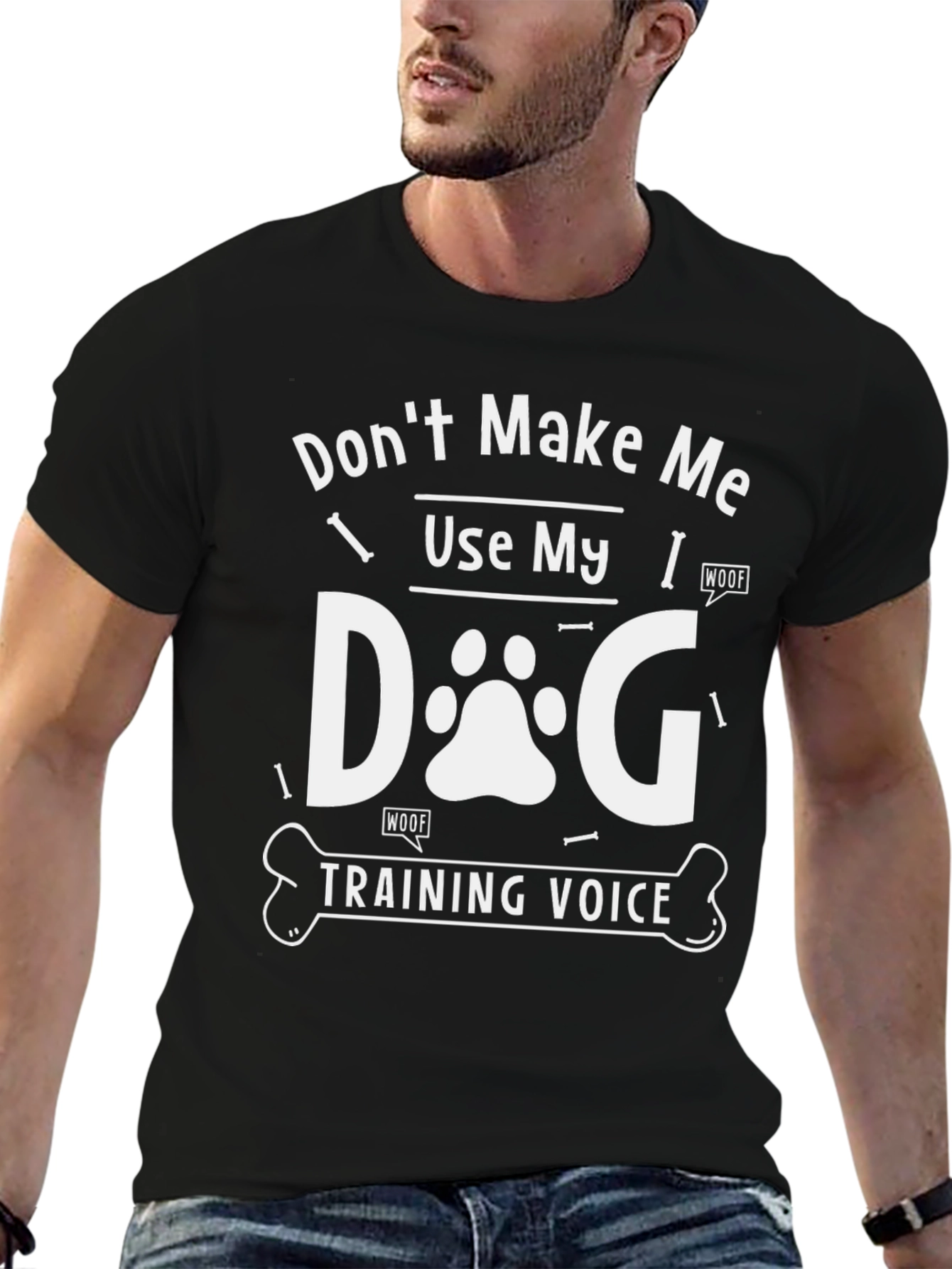 Black Dog Training Voice T-Shirt view 6