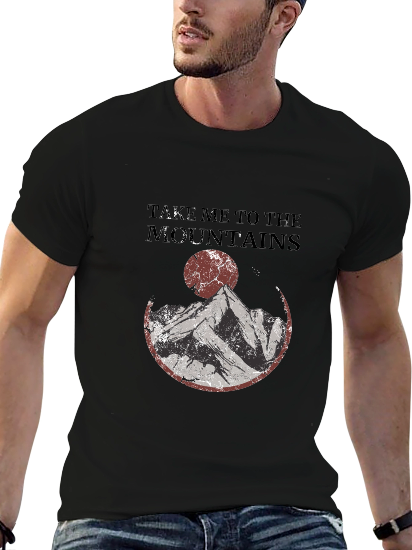 Black Mountains Graphic Tee - Adventure Awaits! view 6