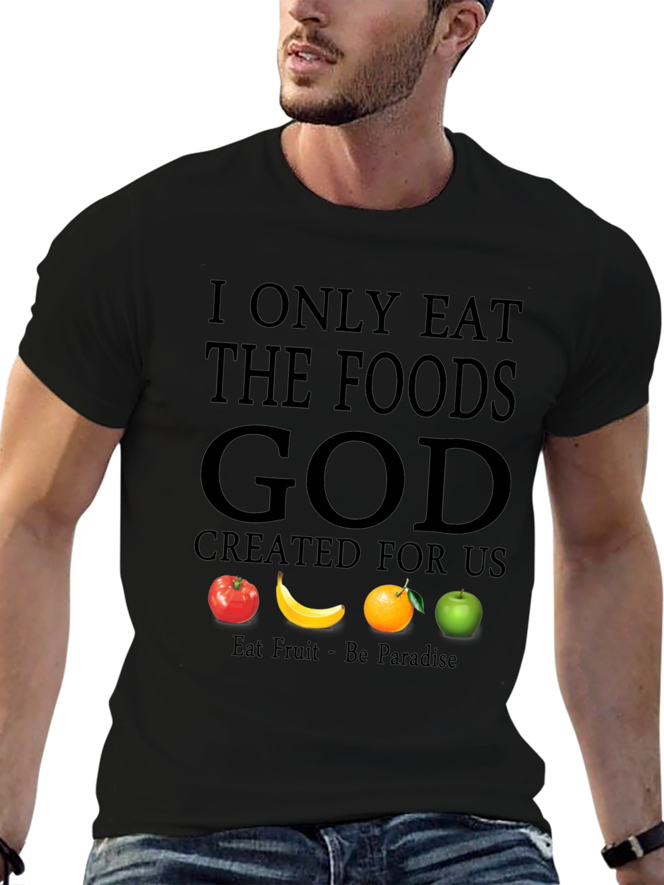 Vegan Fruit T-Shirt - Eat Like God Created! - 6