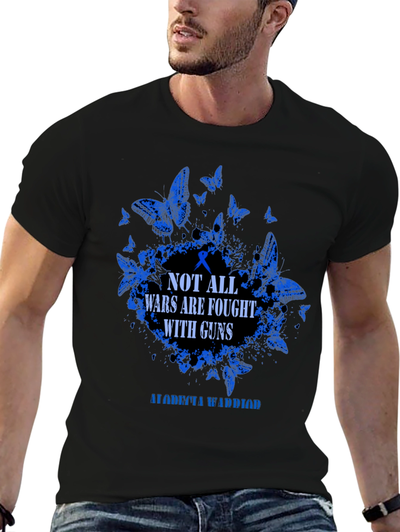 Alopecia Warrior Butterfly Graphic Tee - 6