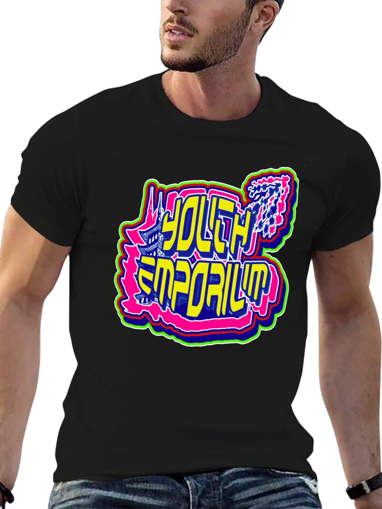 Black Youth Emporium Graphic Tee - Retro Style view 6