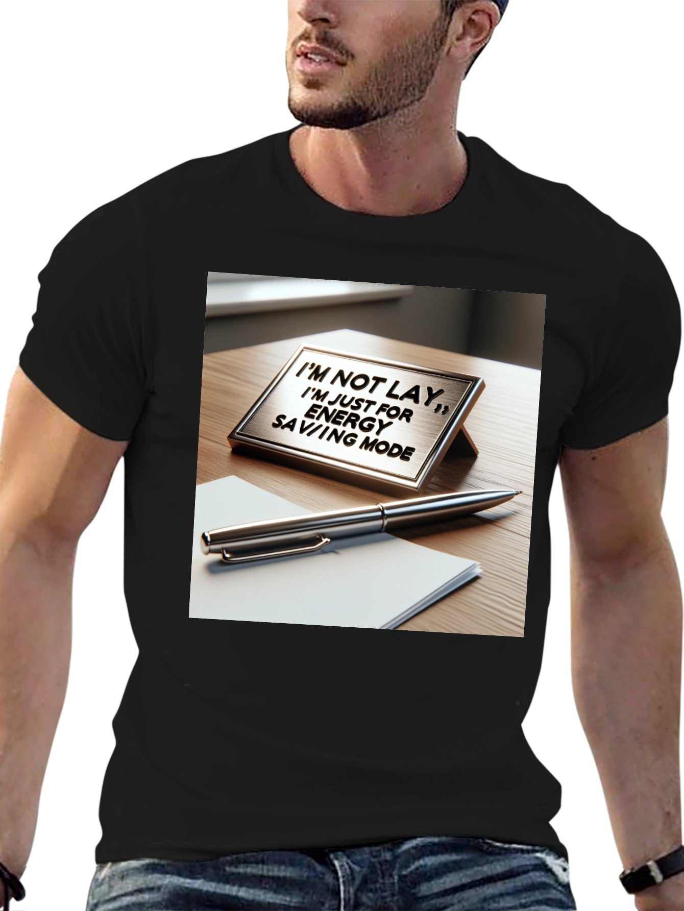 Energy Saving Mode T-Shirt - Funny Work Tee - 6