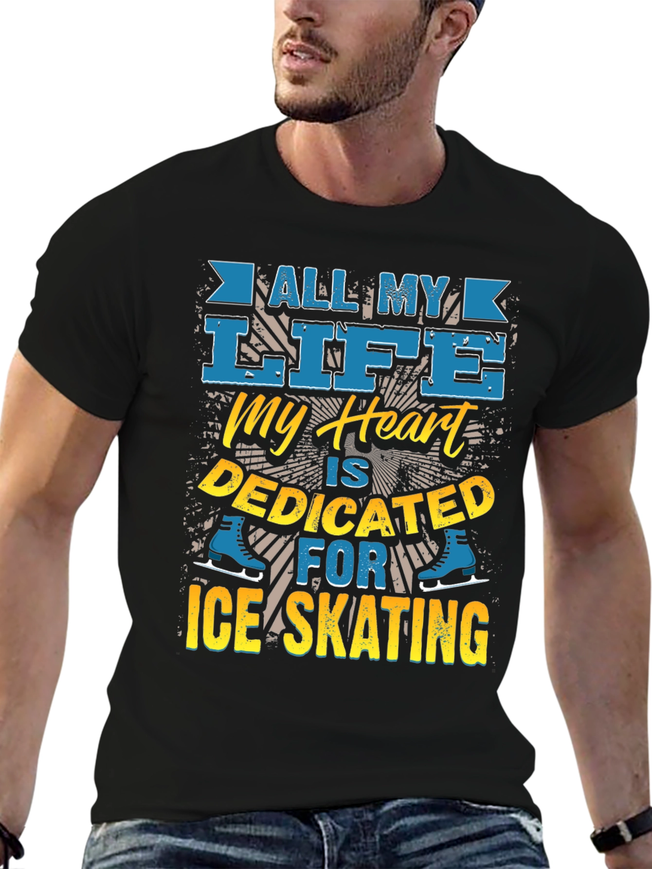 Ice Skating Devotion Graphic Tee - All My Life - 6