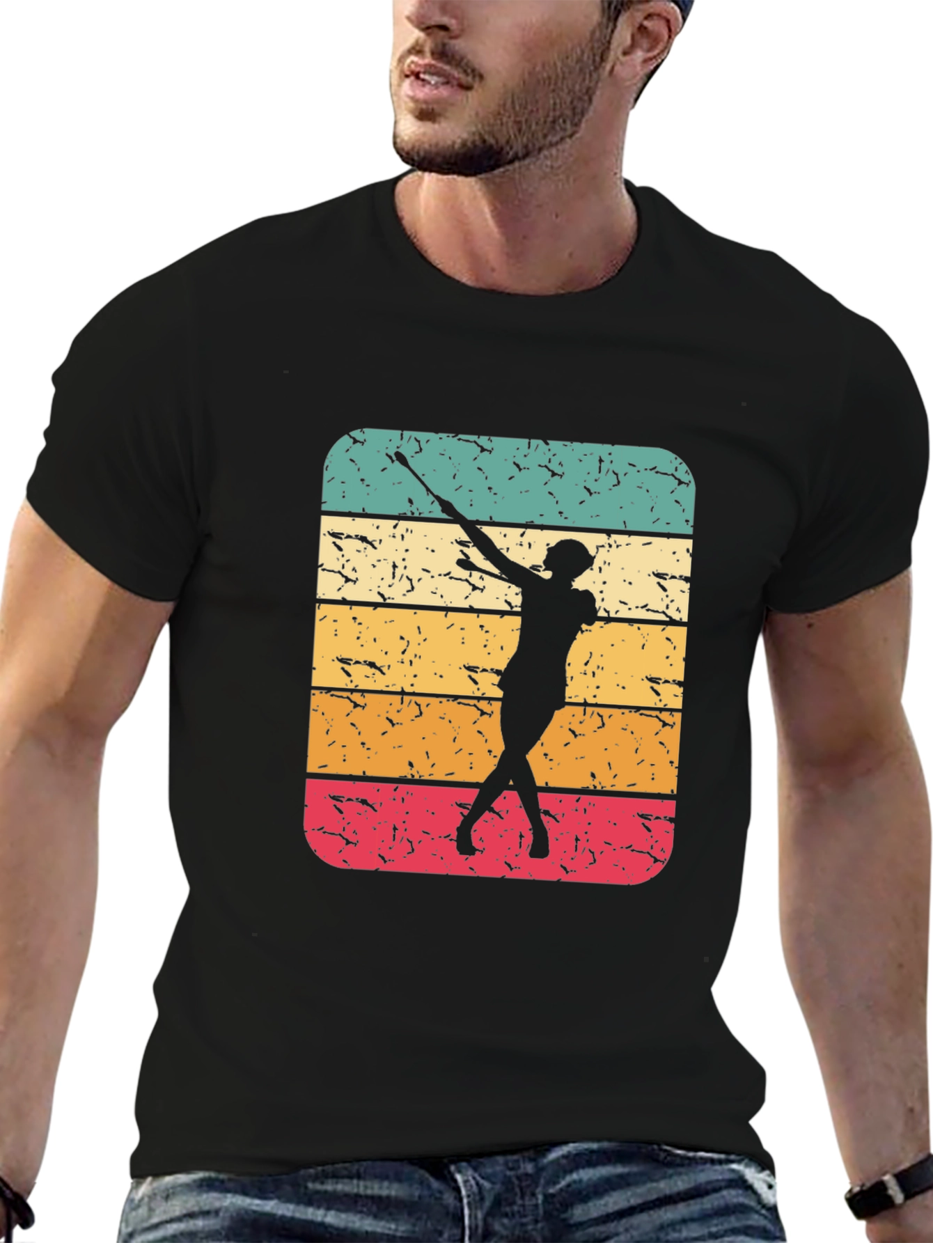 Black Retro Majorette T-Shirt view 6
