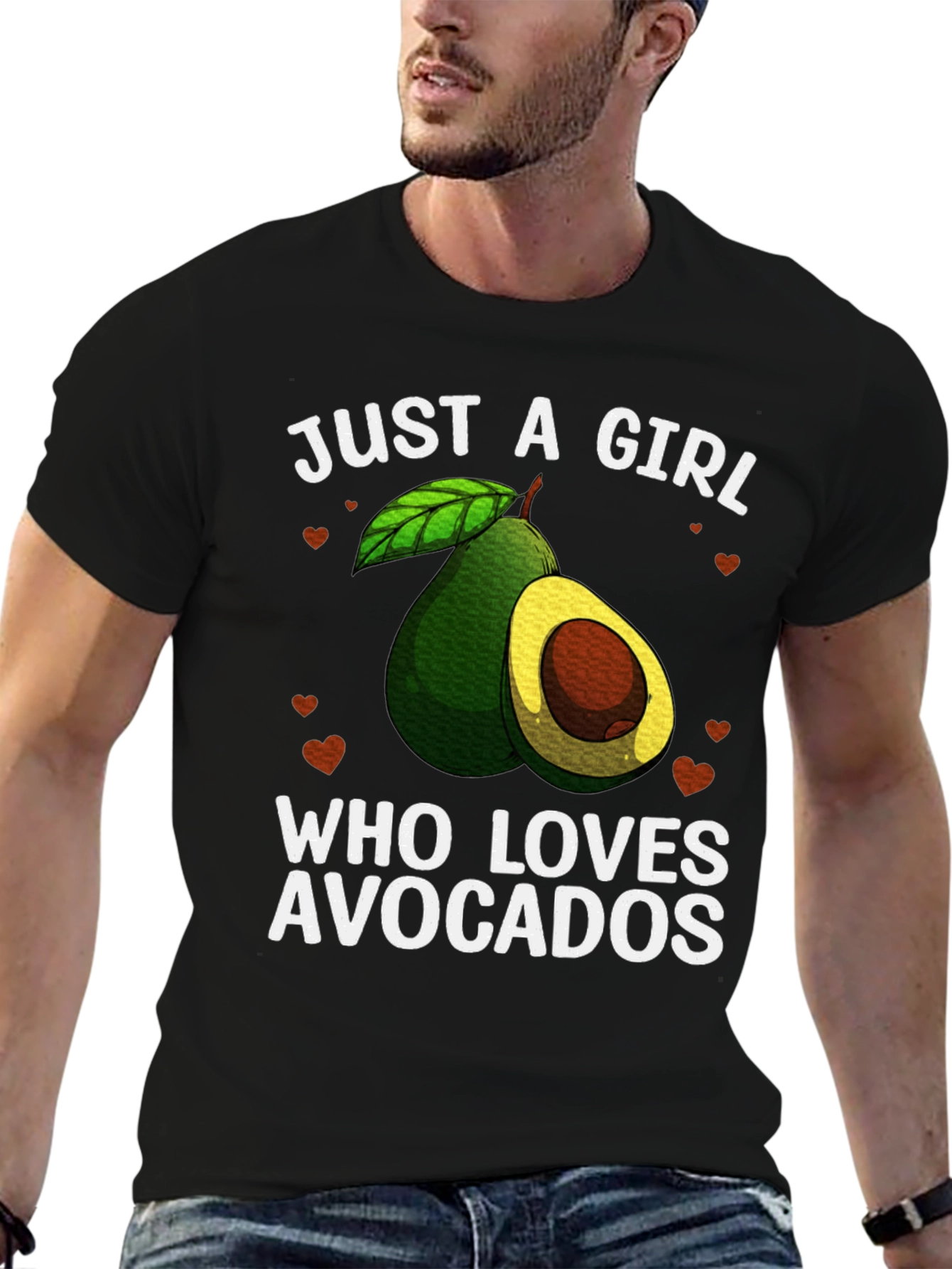 Black Avocado Lover's Black Graphic Tee view 6
