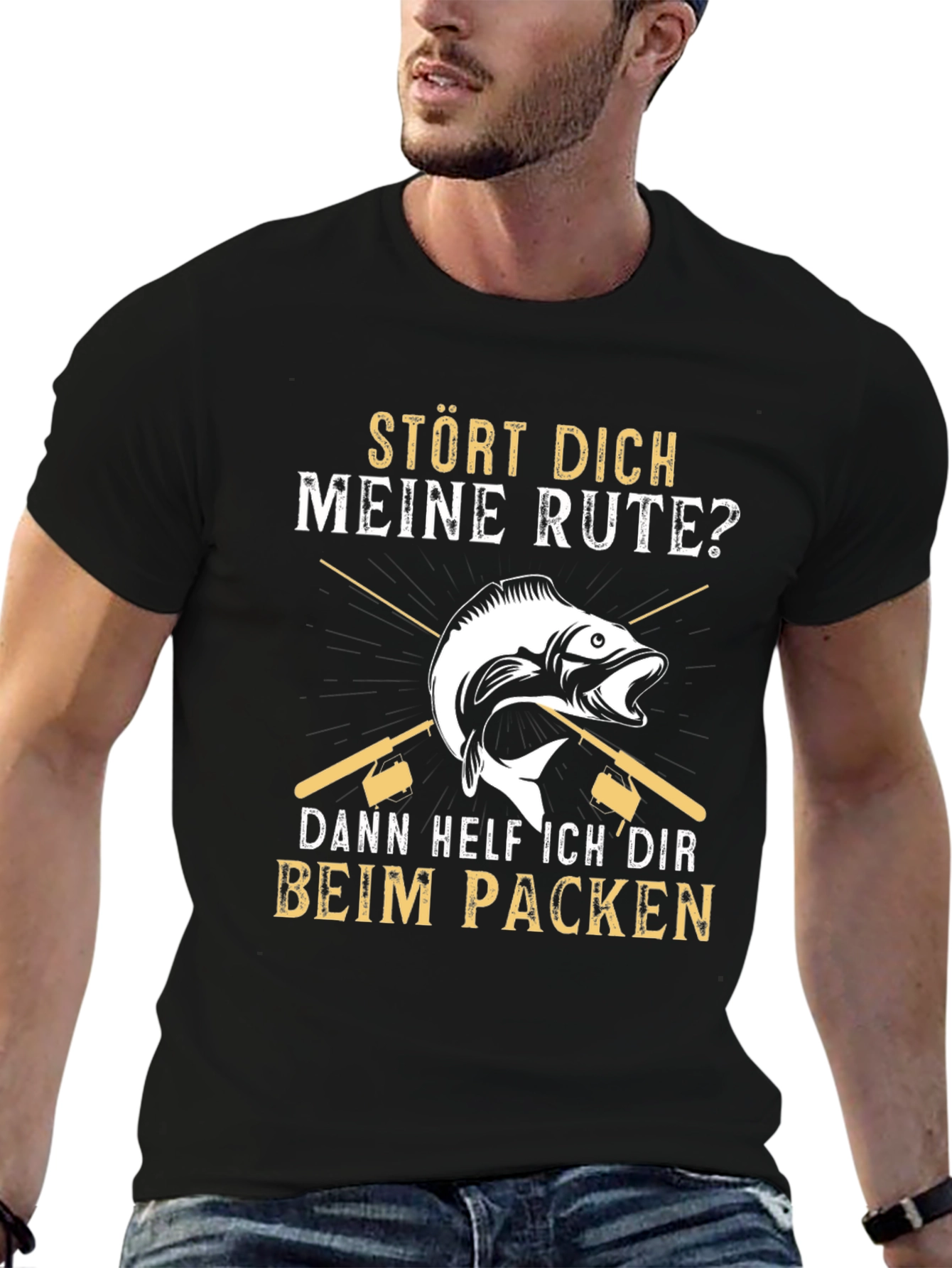 Funny Fishing T-Shirt - Stört Dich Meine Rute? - 6
