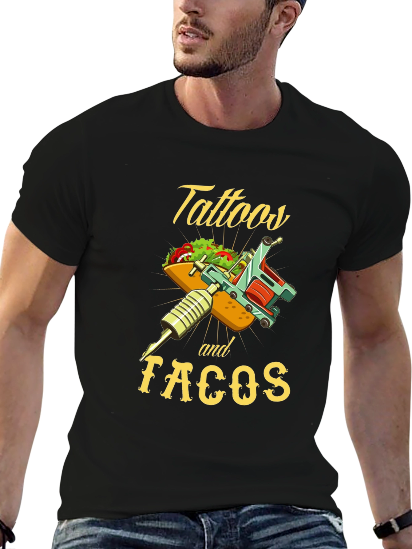 Tattoos and Tacos Graphic Tee - 6