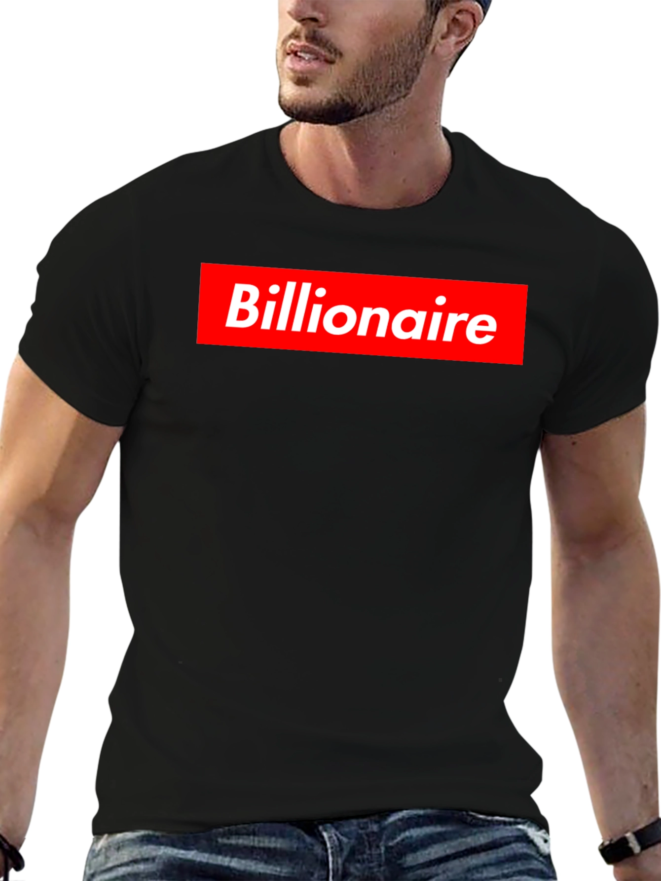 Black Billionaire Graphic Tee - Black Short Sleeve view 6