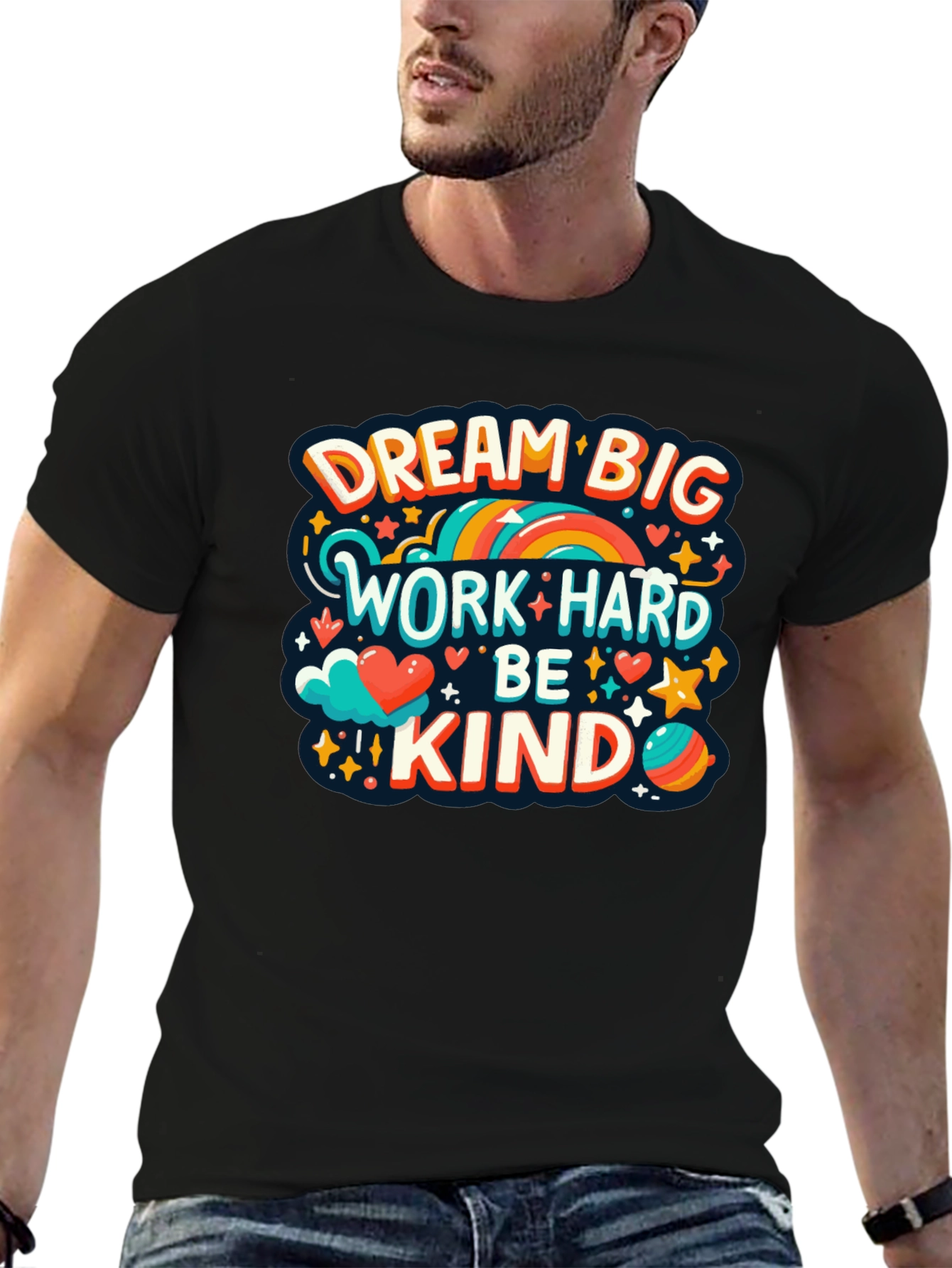 Dream Big T-Shirt - Inspirational Graphic Tee - 6