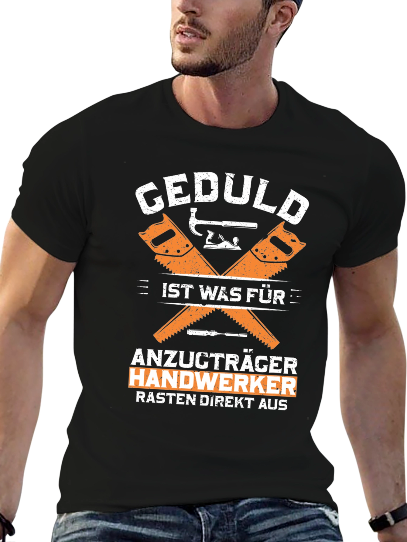 GEDULD Handwerker T-Shirt, German Humor Tee - 6