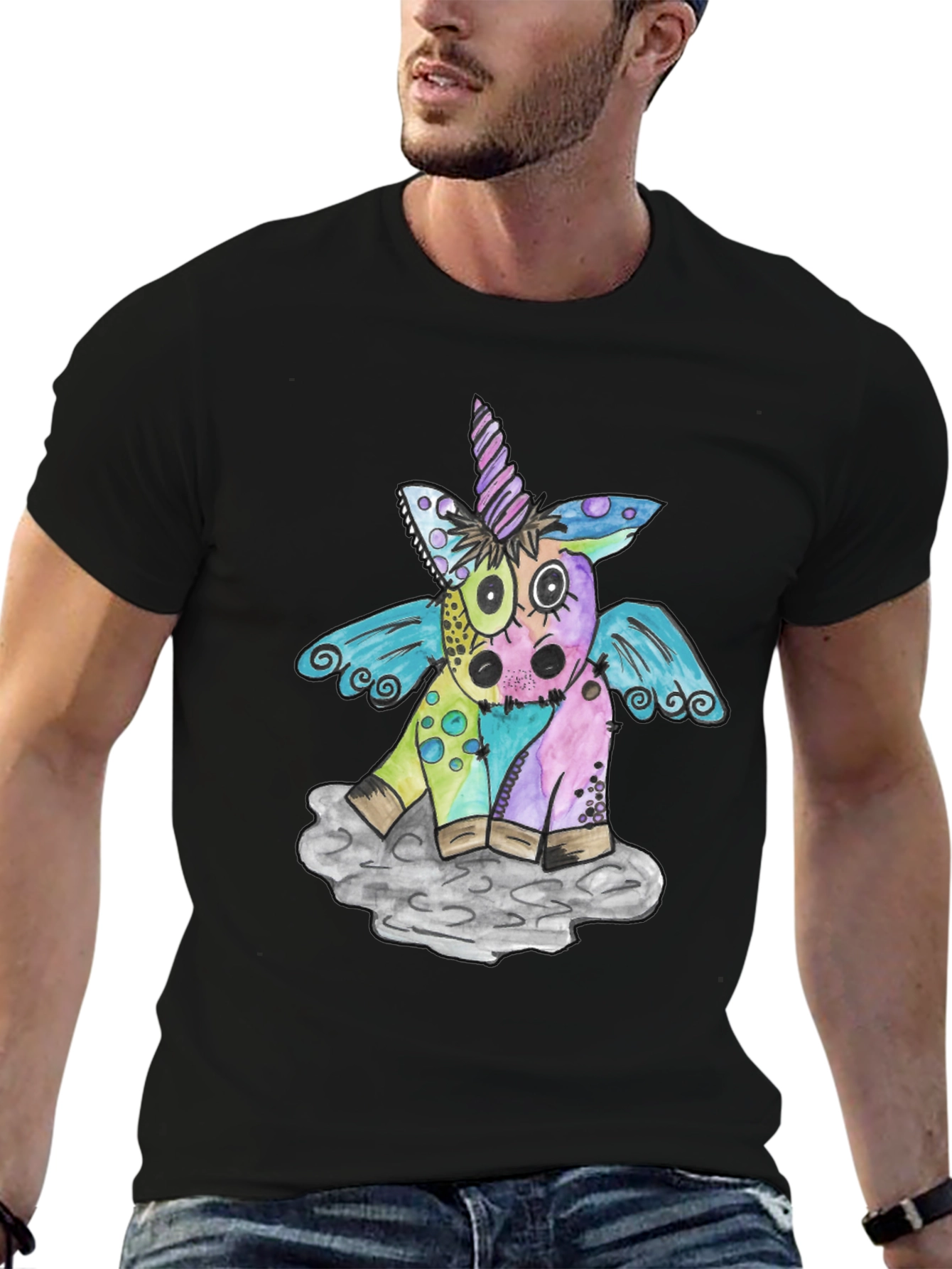 Whimsical Unicorn Graphic Tee - Unique & Fun - 6