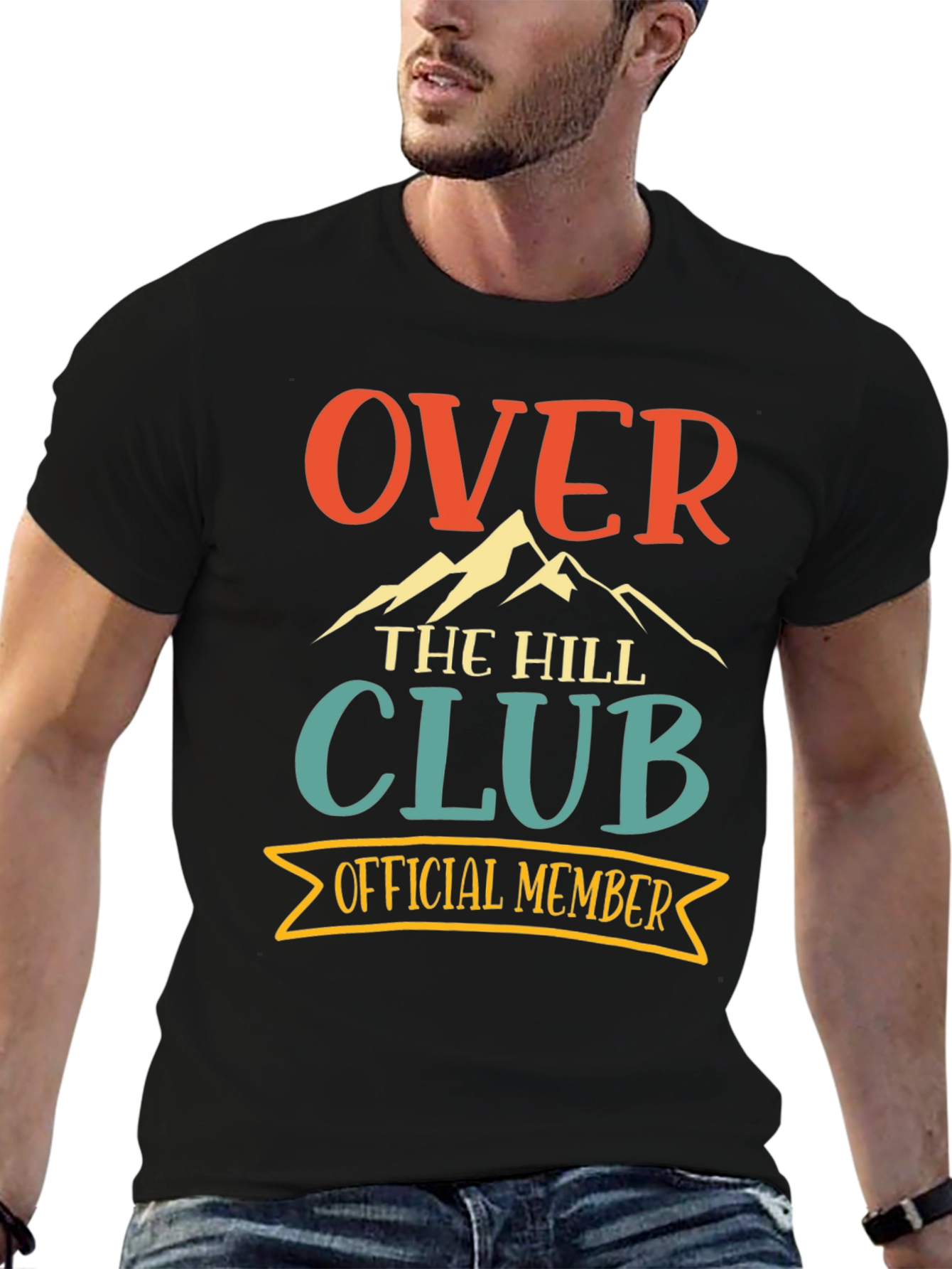 Black Over The Hill Club T-Shirt - Official Member view 6
