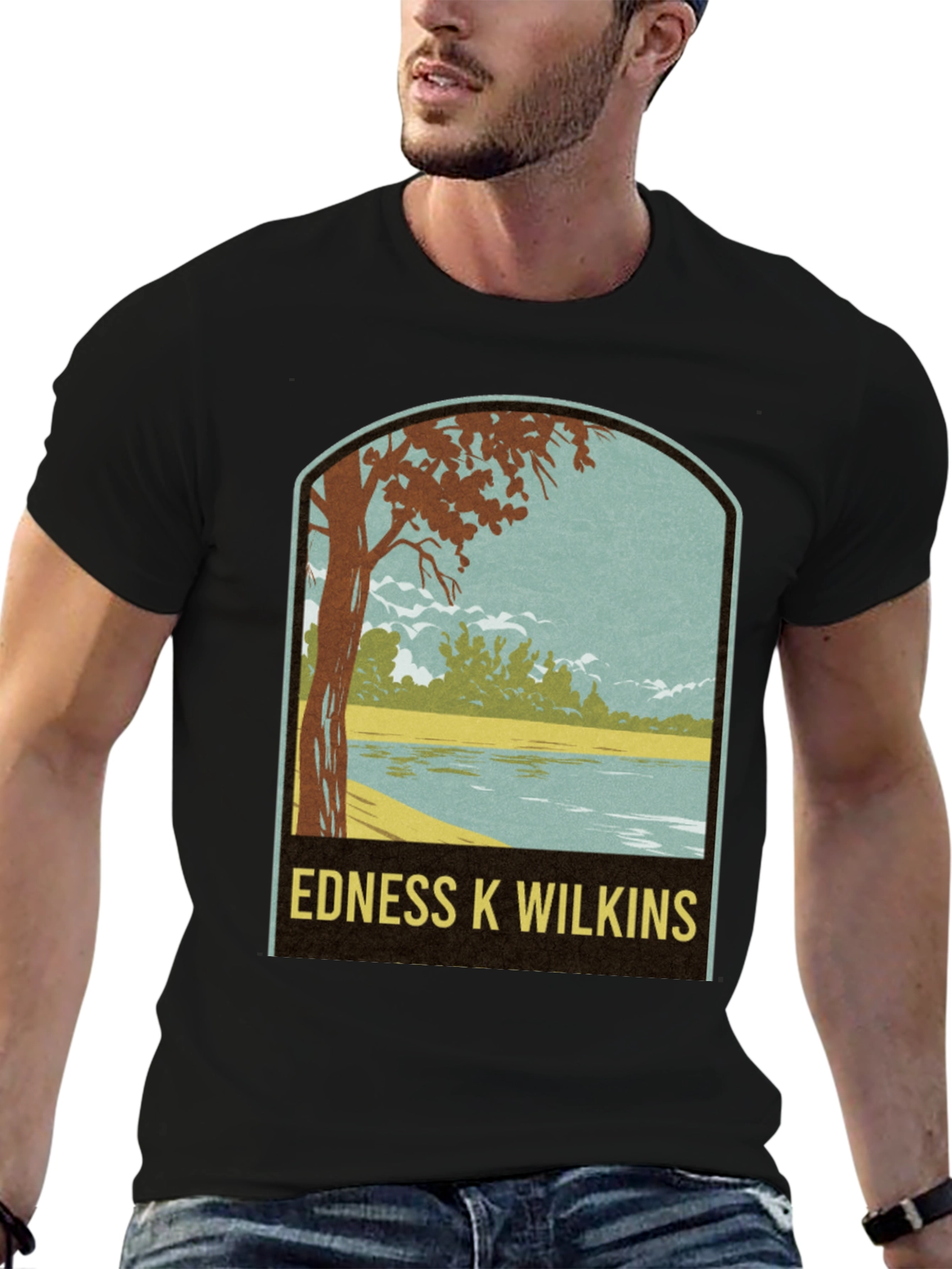 Black Edness K Wilkins Graphic Tee view 6