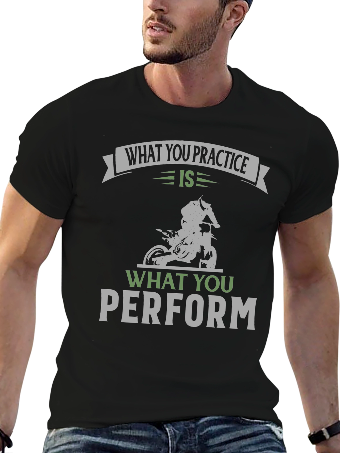 Motocross Practice Performance Graphic T-Shirt - 6