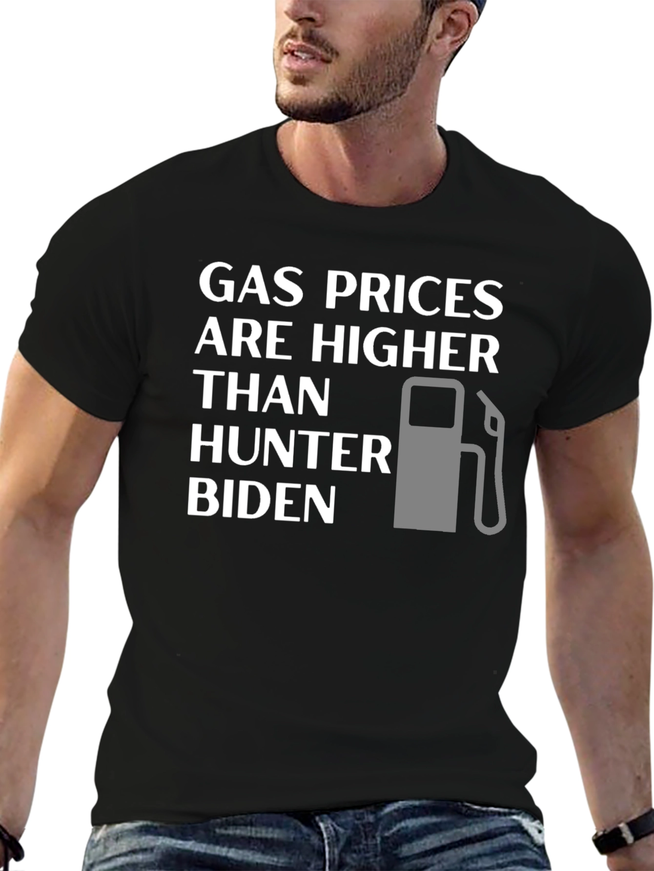 Black Gas Prices Higher Than Hunter Biden T-Shirt view 6