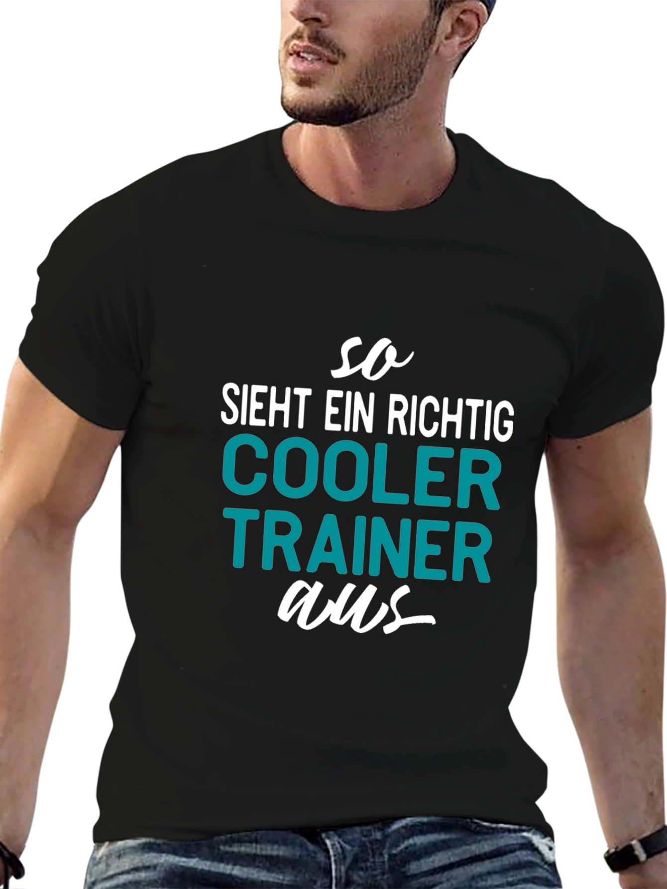 Black Cooler Trainer T-Shirt view 6