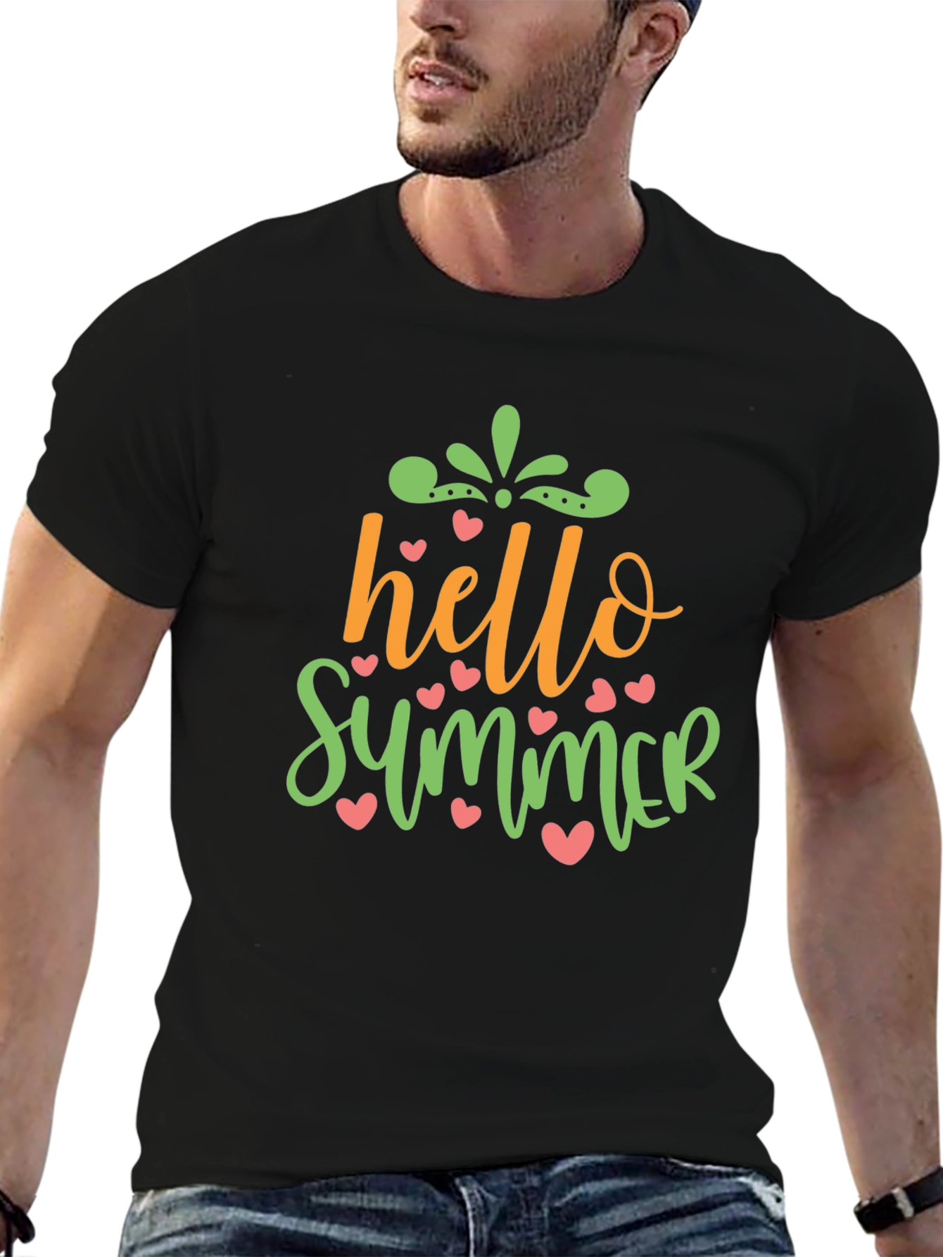 Hello Summer Graphic T-Shirt - 6