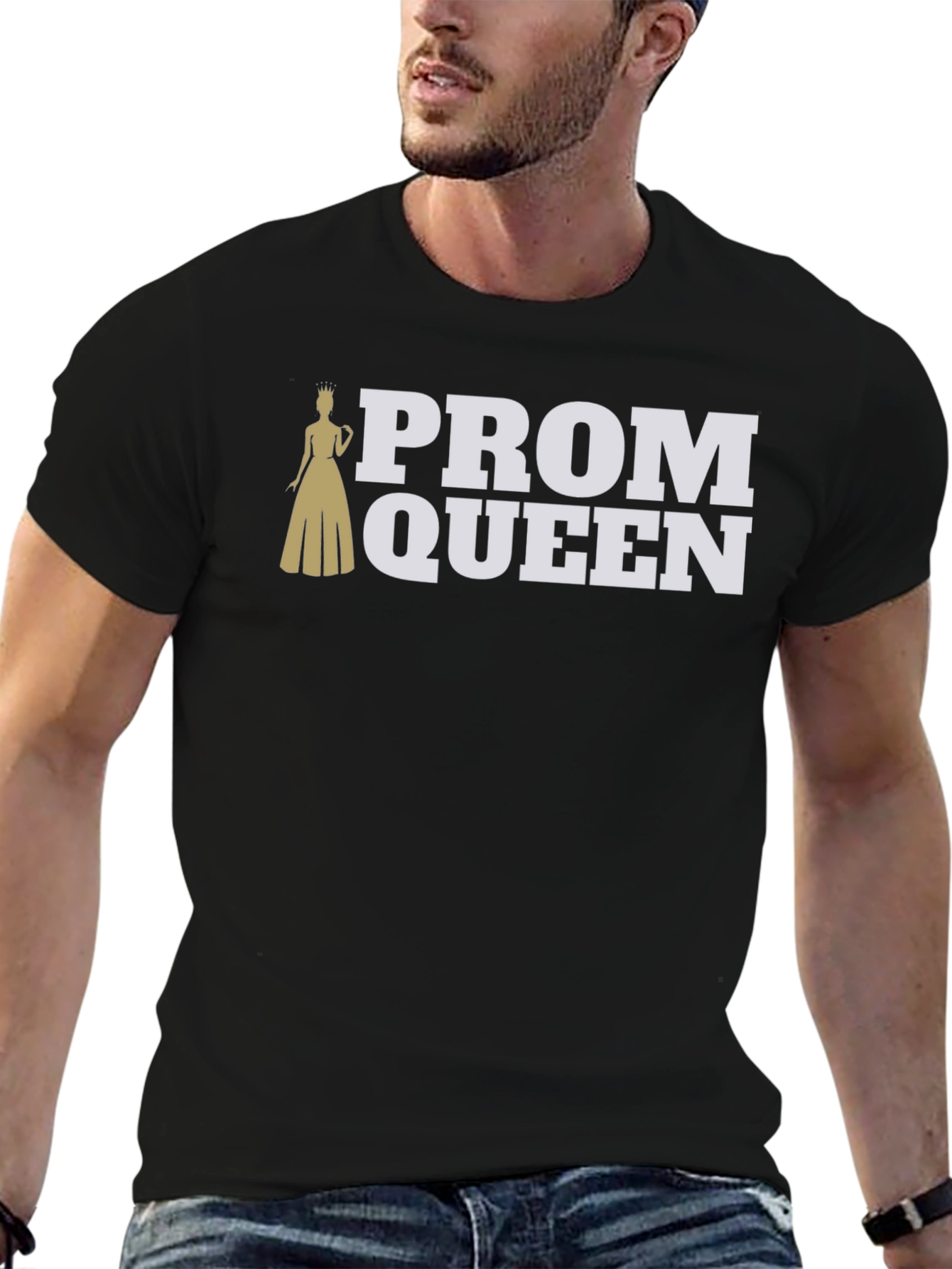 Black Prom Queen Graphic Tee - Black T-Shirt view 6