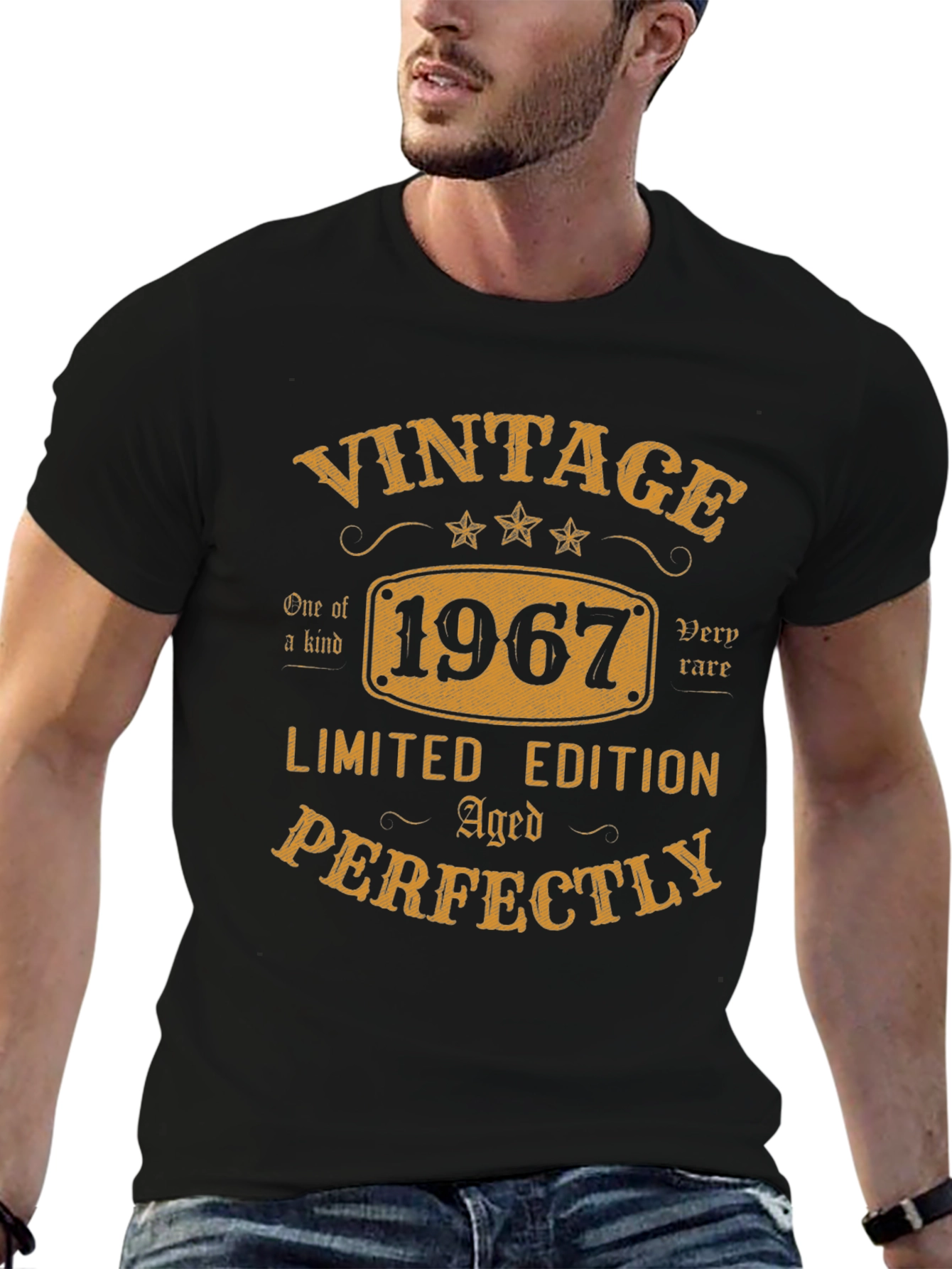 Black Vintage 1967 Limited Edition Aged Perfectly T-Shirt view 6
