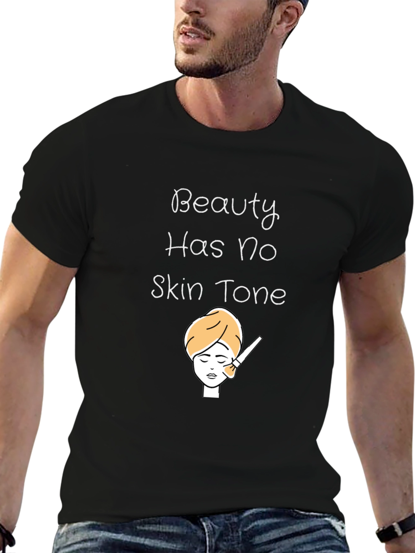 Black Beauty Has No Skin Tone Graphic T-Shirt view 6