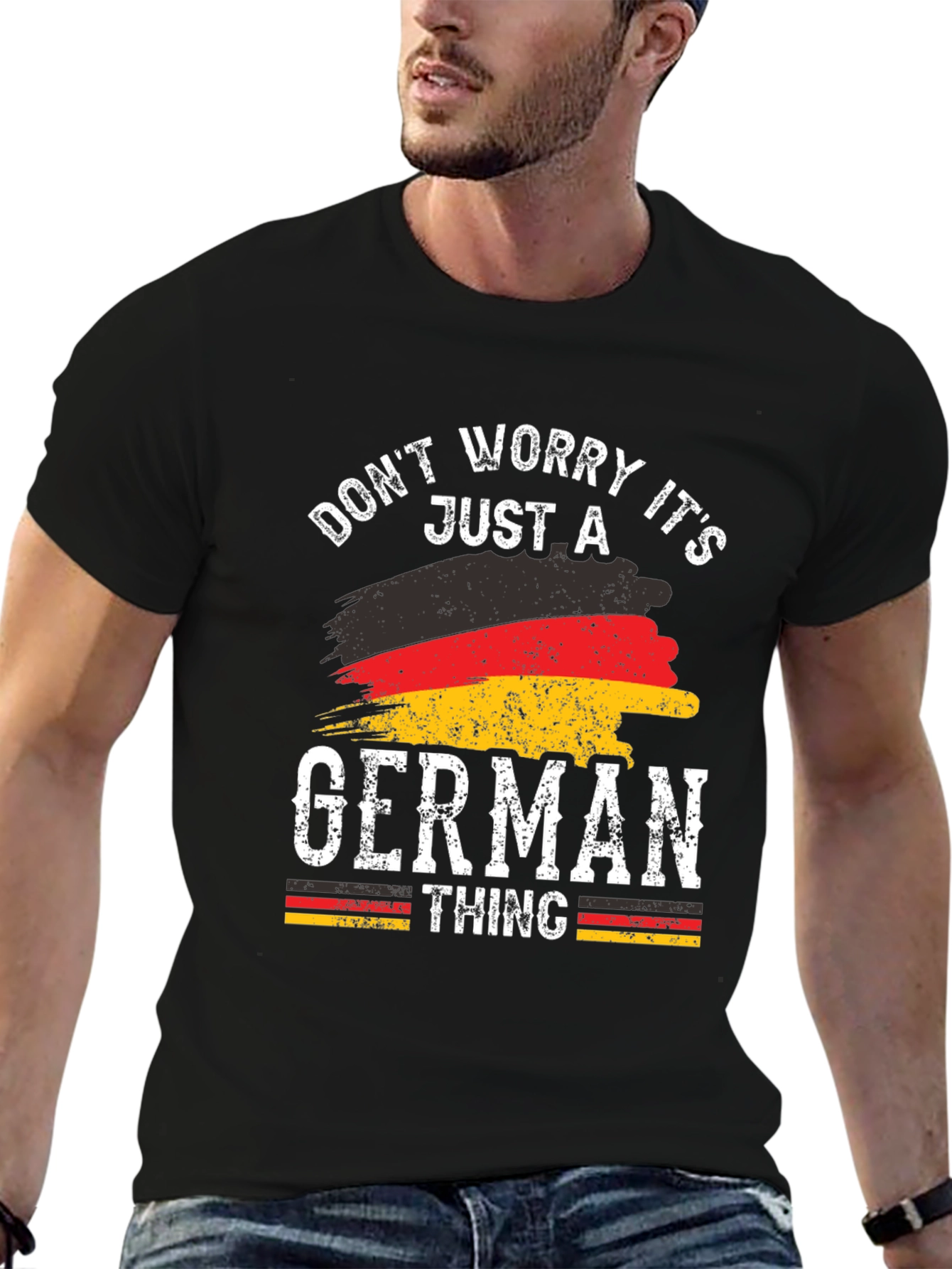 Black German Thing Graphic Tee view 6
