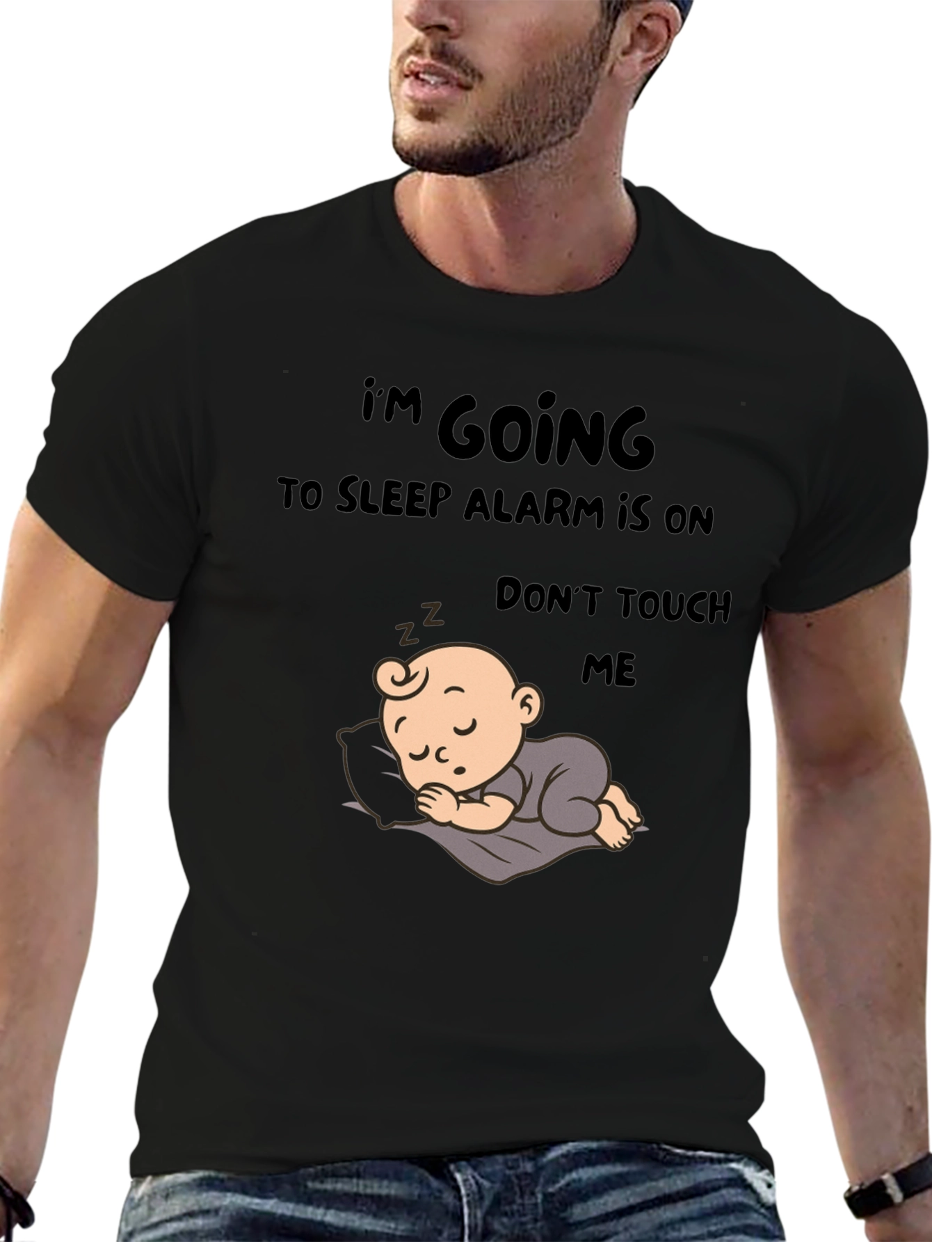 I'm Going to Sleep T-Shirt with Baby Design - 6