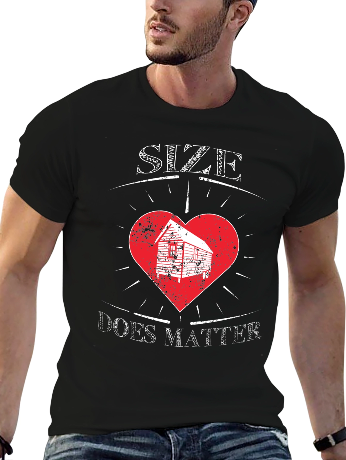 Black Size Does Matter T-Shirt view 6