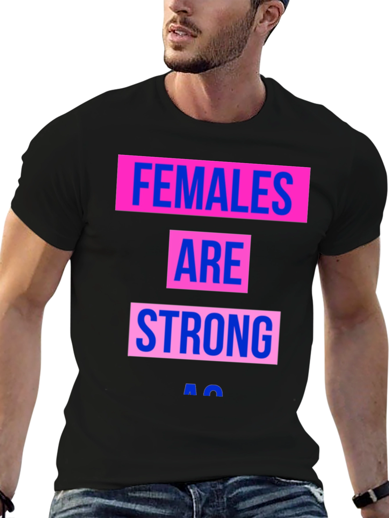 Black Females Are Strong T-Shirt - Empowering Graphic Tee view 6