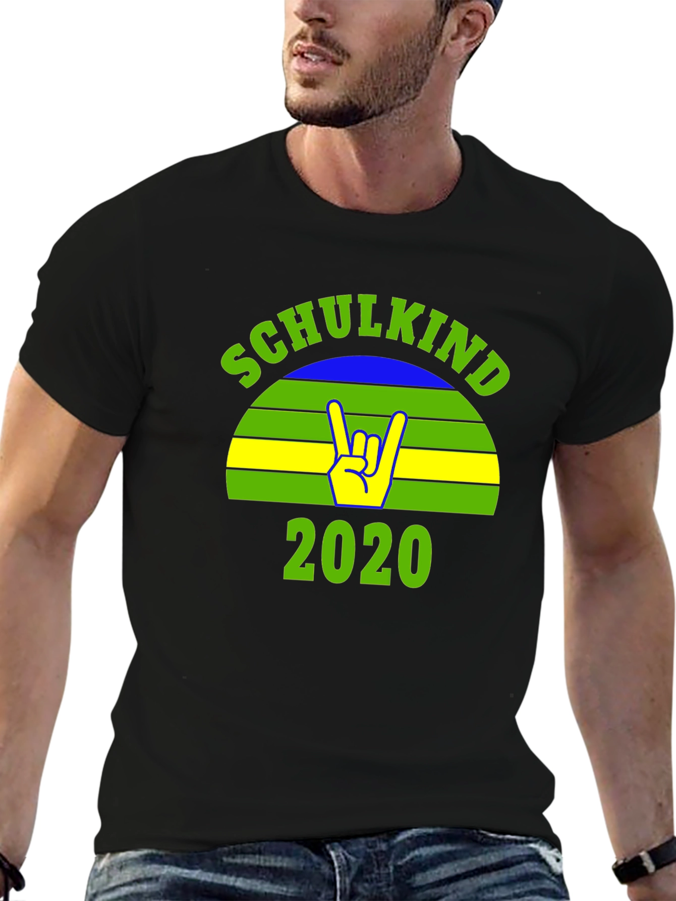 Black Schulkind 2020 Graphic T-Shirt view 6