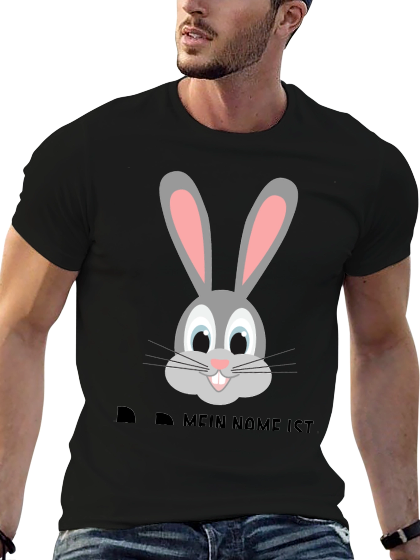 Black Funny Bunny T-Shirt - Mein Name Ist... view 6