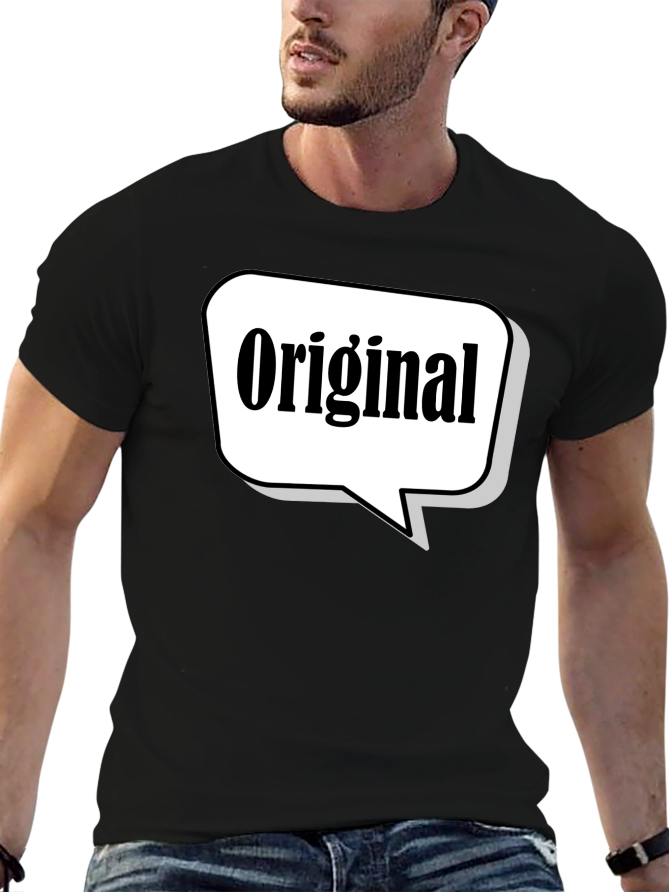 Black Original T-Shirt - Unique Design, Comfortable Fit view 6
