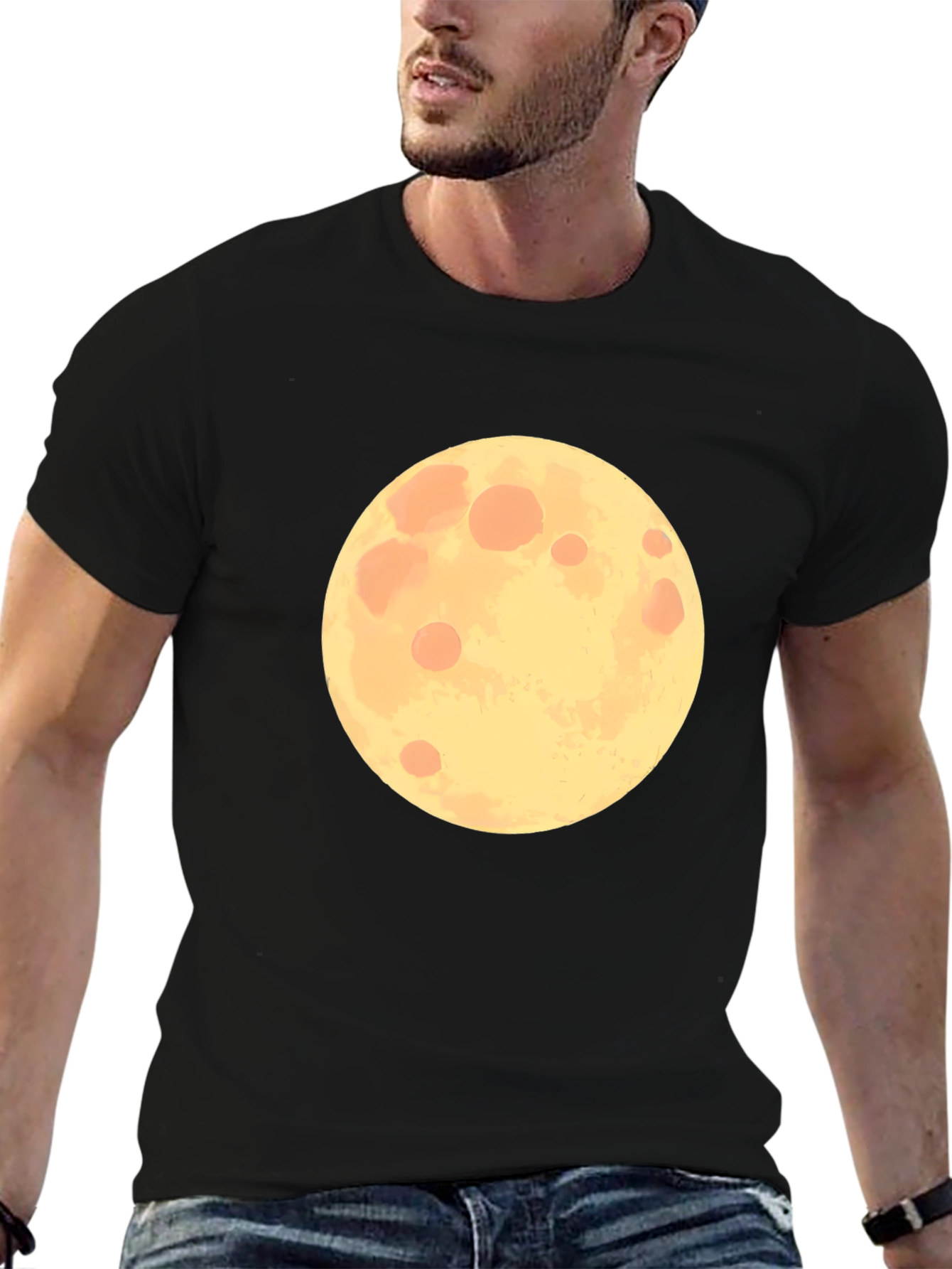 Black Moon Graphic T-Shirt - Stylish and Comfortable! view 6