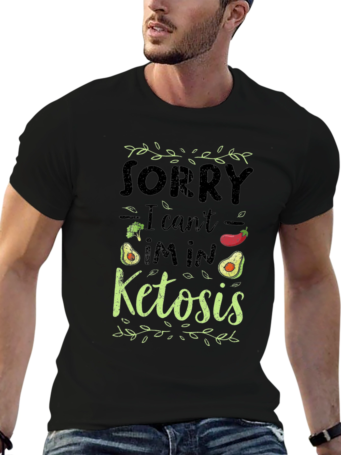Ketosis Diet T-Shirt - Sorry I Can't, I'm in Ketosis - 6