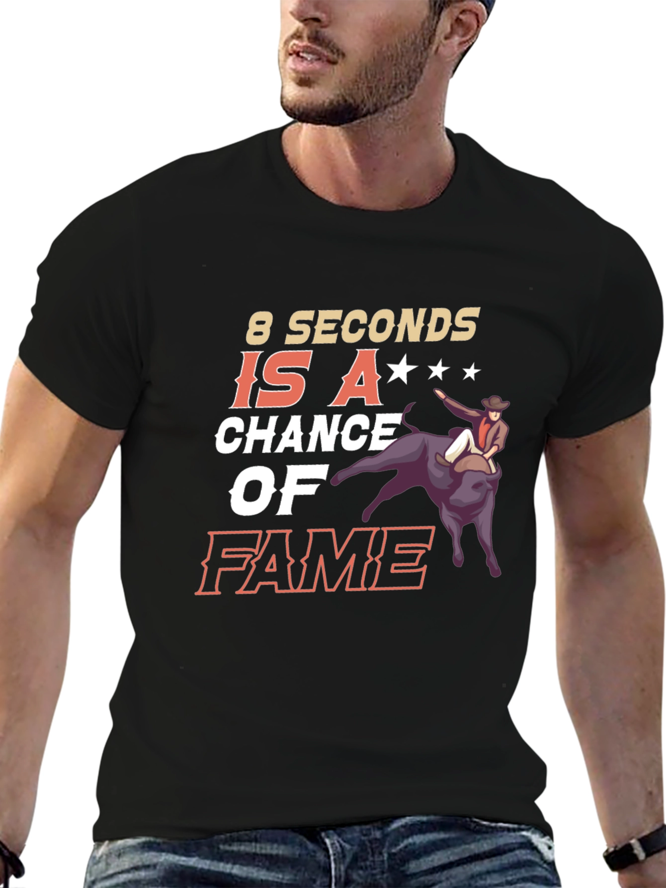 8 Seconds of Fame Rodeo Graphic T-Shirt - 6