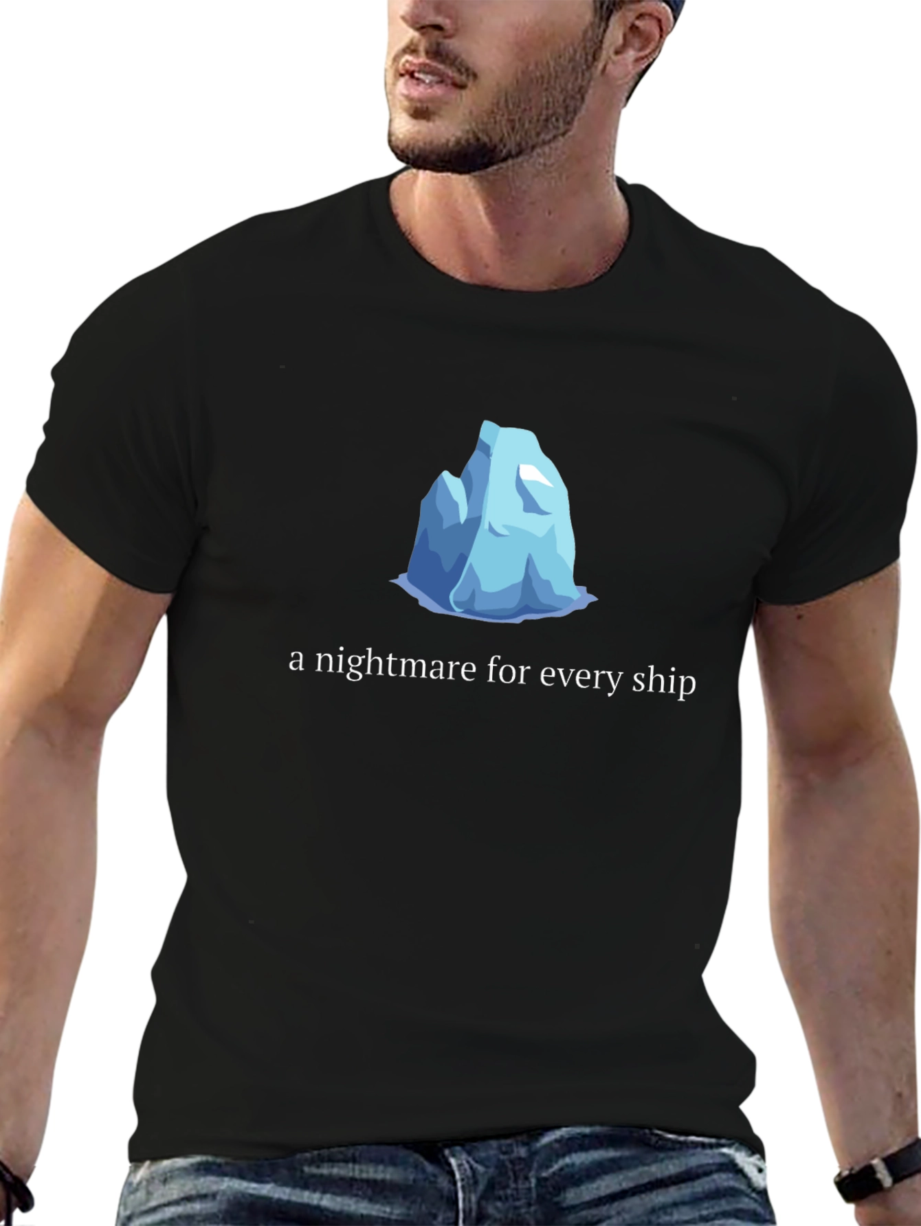 Black Iceberg Nightmare Graphic Tee view 6