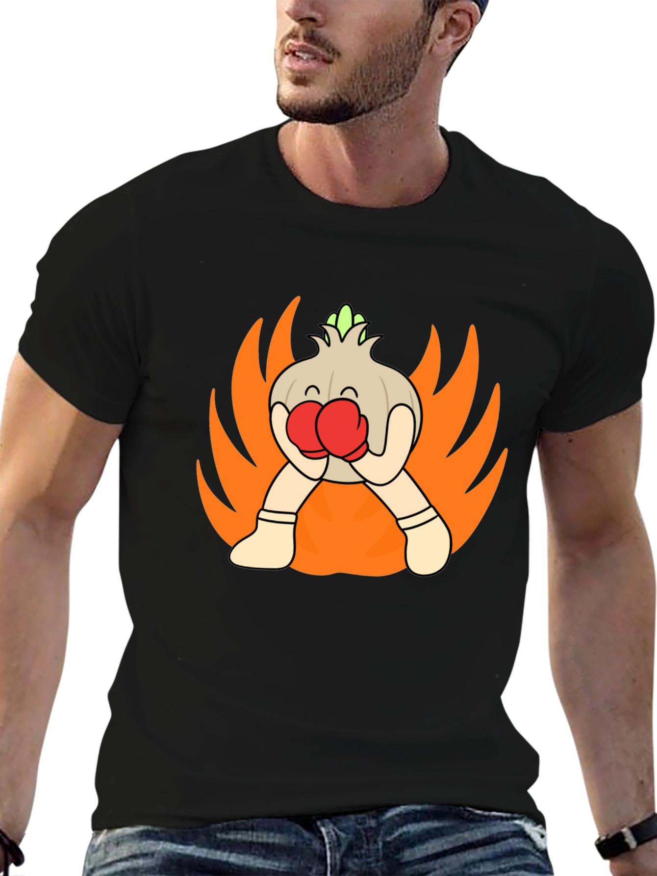 Black Boxing Onion Graphic Tee view 6