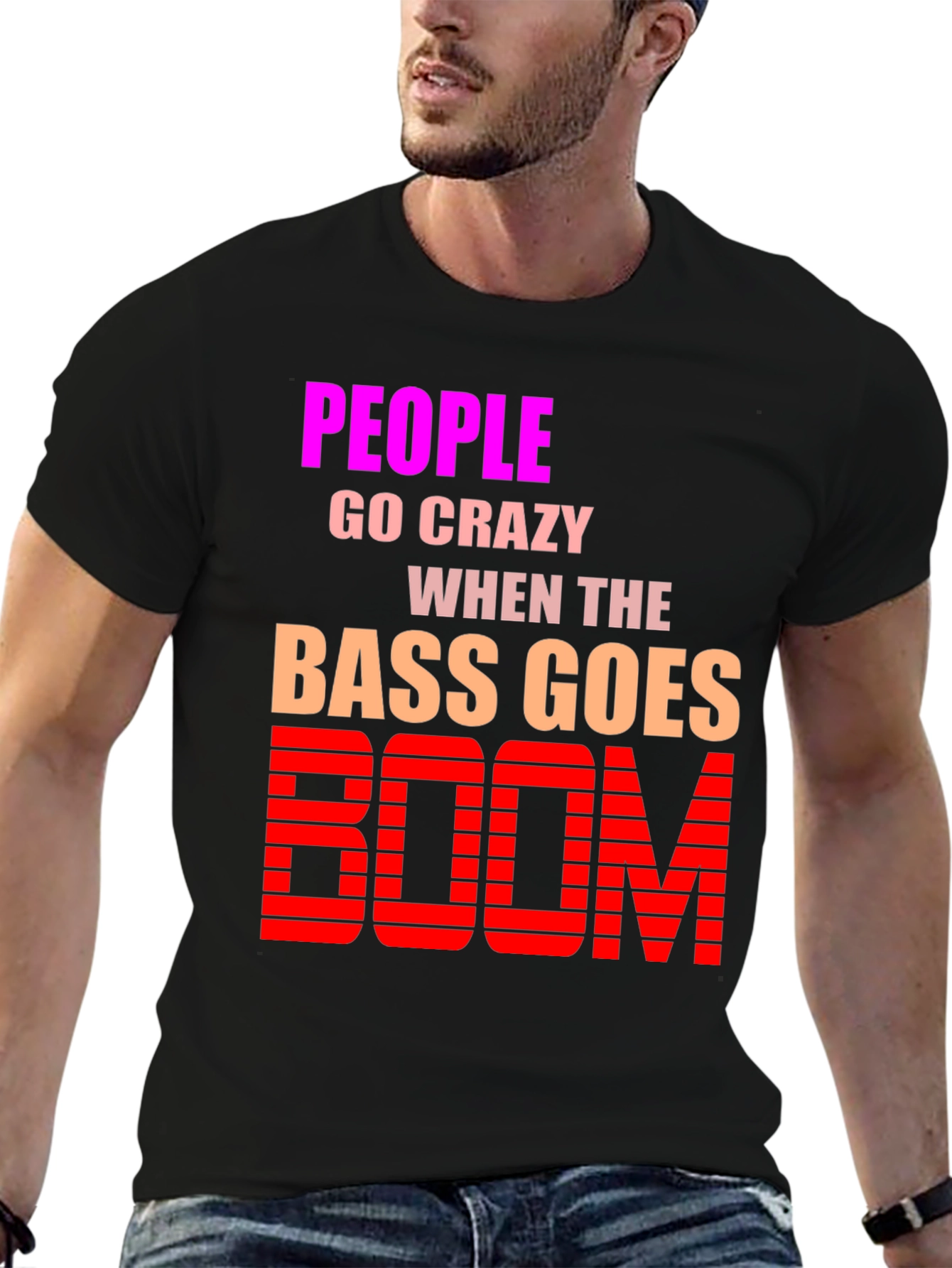 Black Bass Goes Boom Graphic Tee view 6