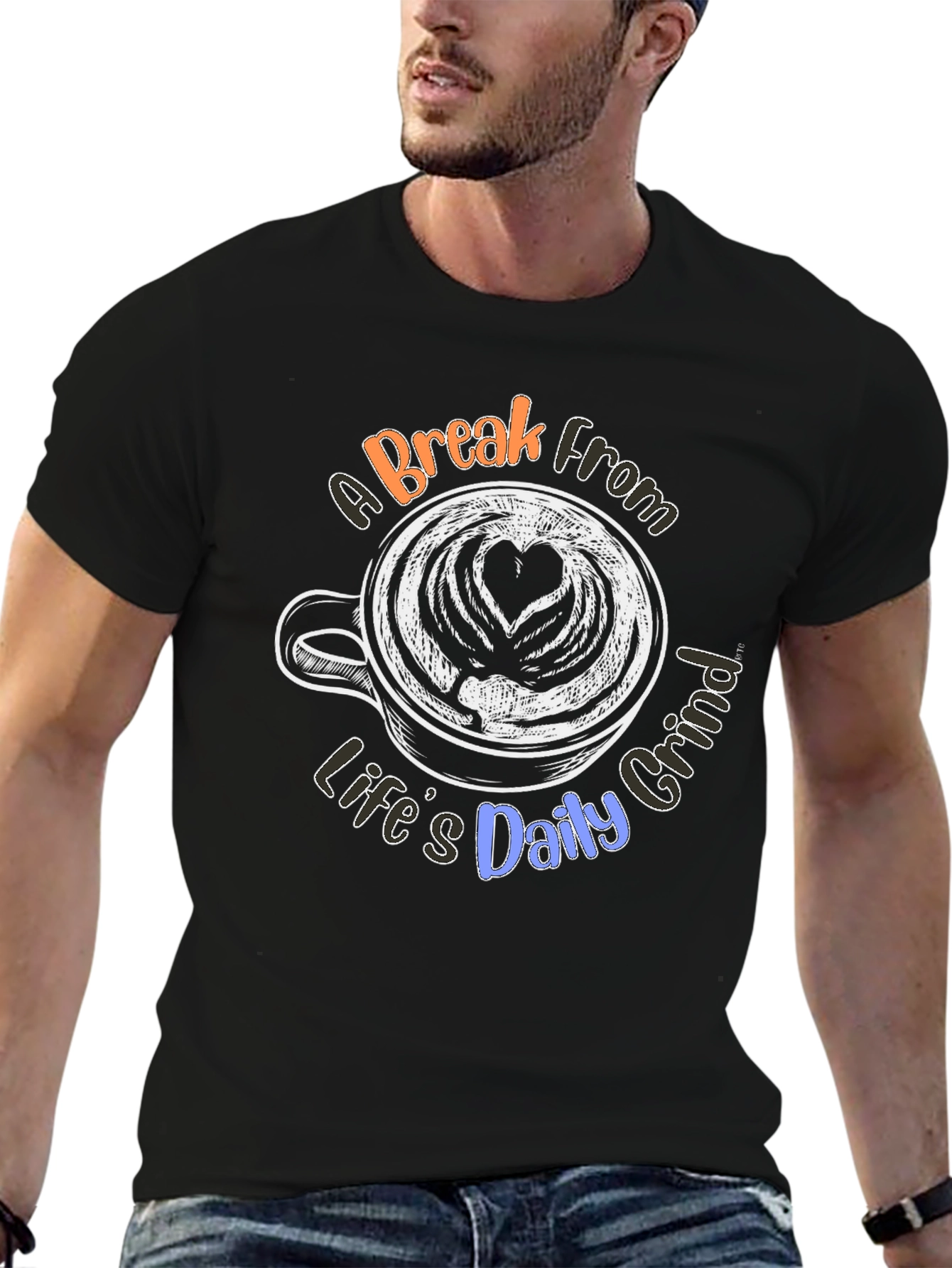 Coffee Break T-Shirt - Daily Grind Relax - 6