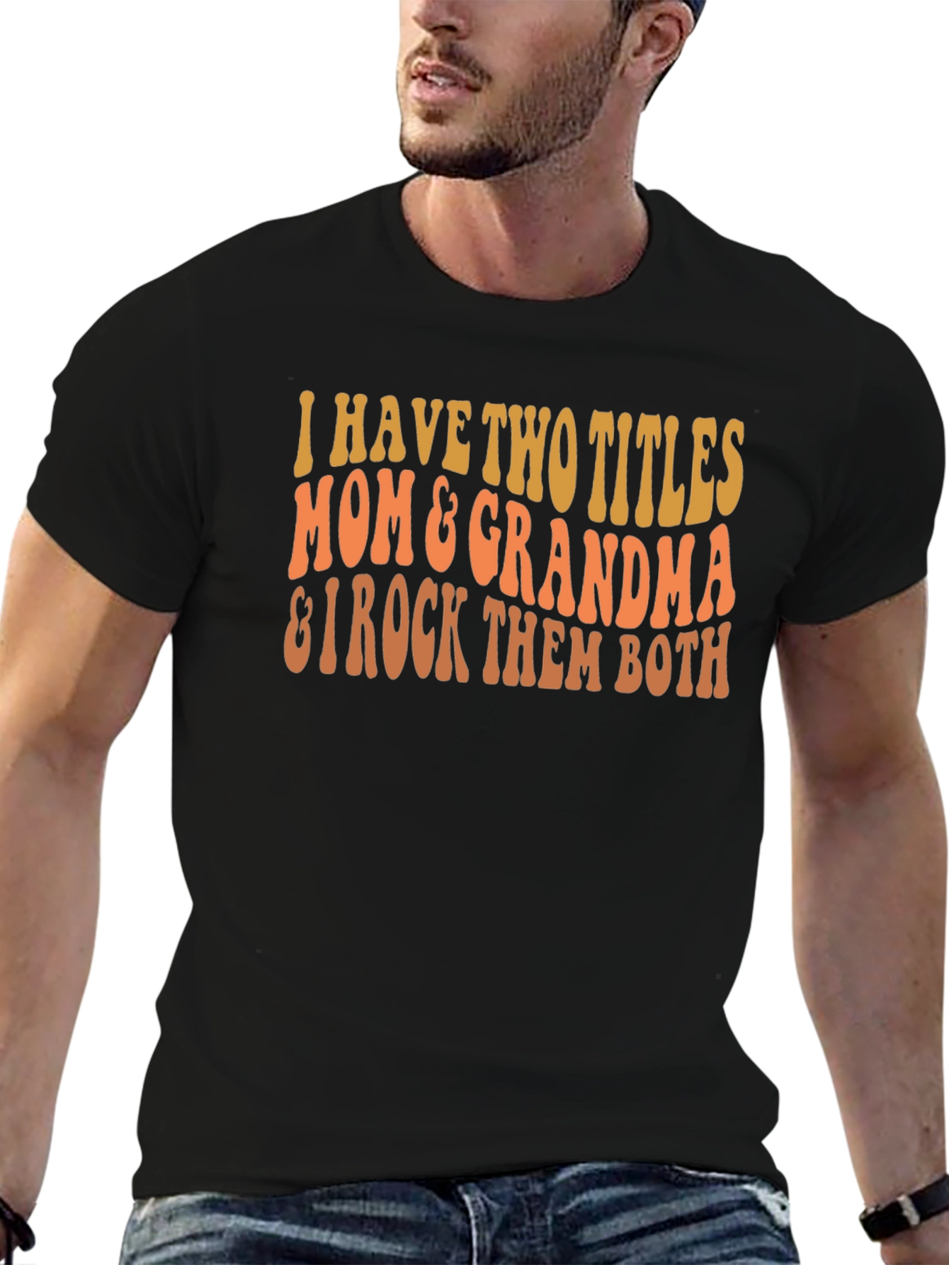 Black Mom & Grandma Rock T-Shirt view 6