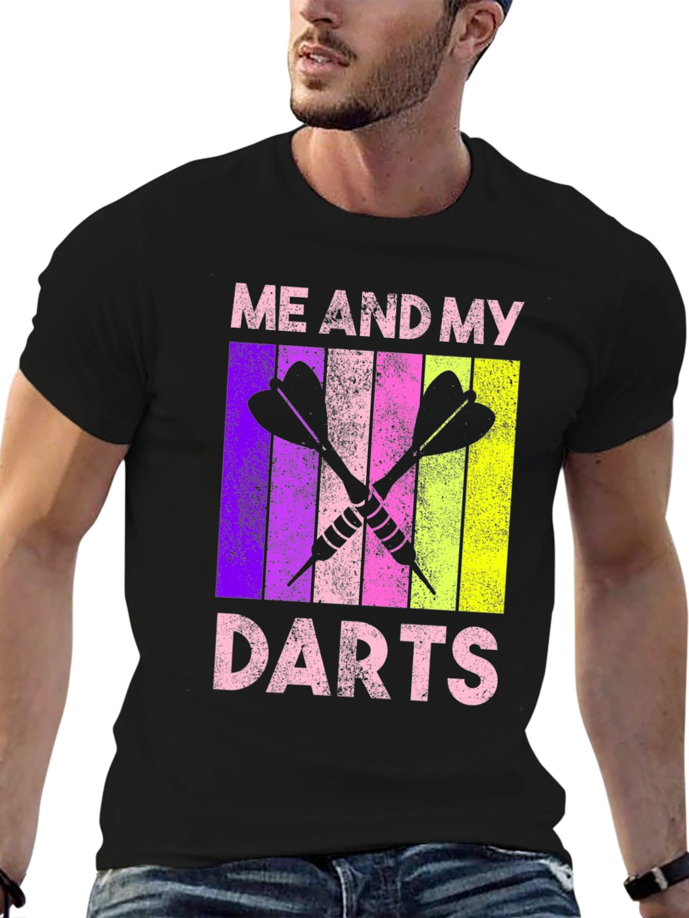 Black Me and My Darts Graphic Tee view 6