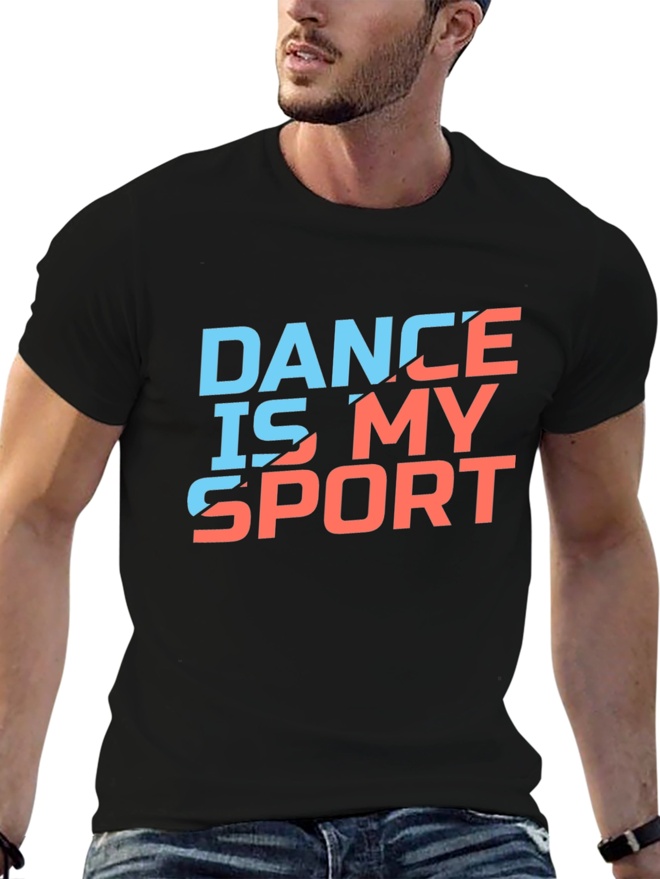 Black Dance is My Sport T-Shirt - Stylish Cotton Tee view 6