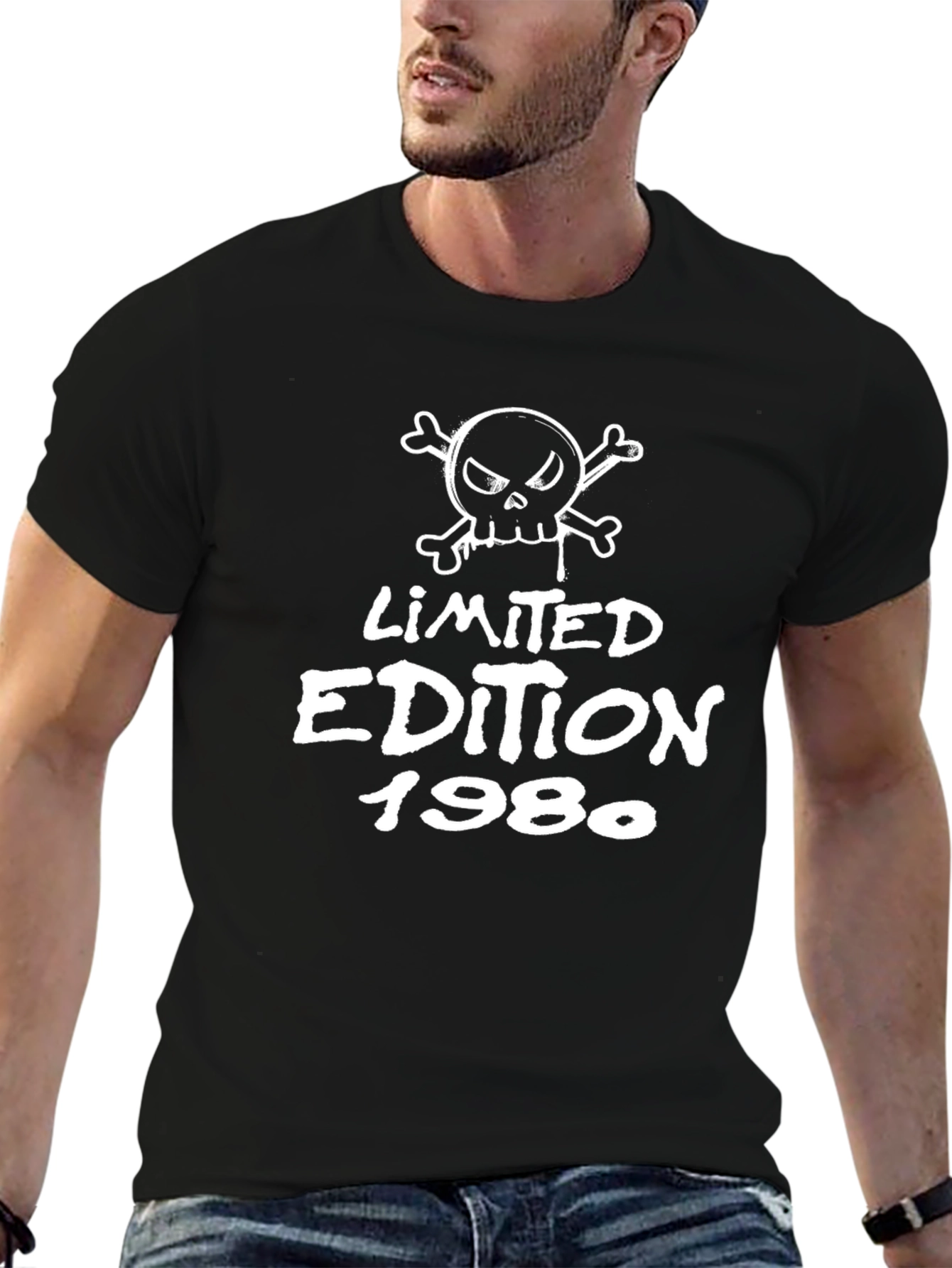 Black Limited Edition 1980 Skull T-Shirt view 6