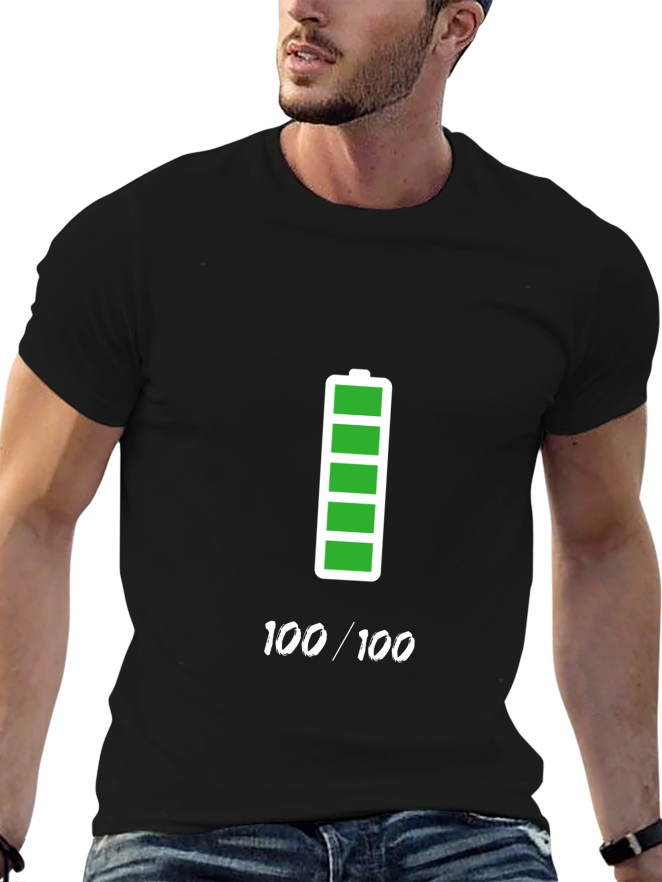 100% Charged T-Shirt - Full Battery Power - 6