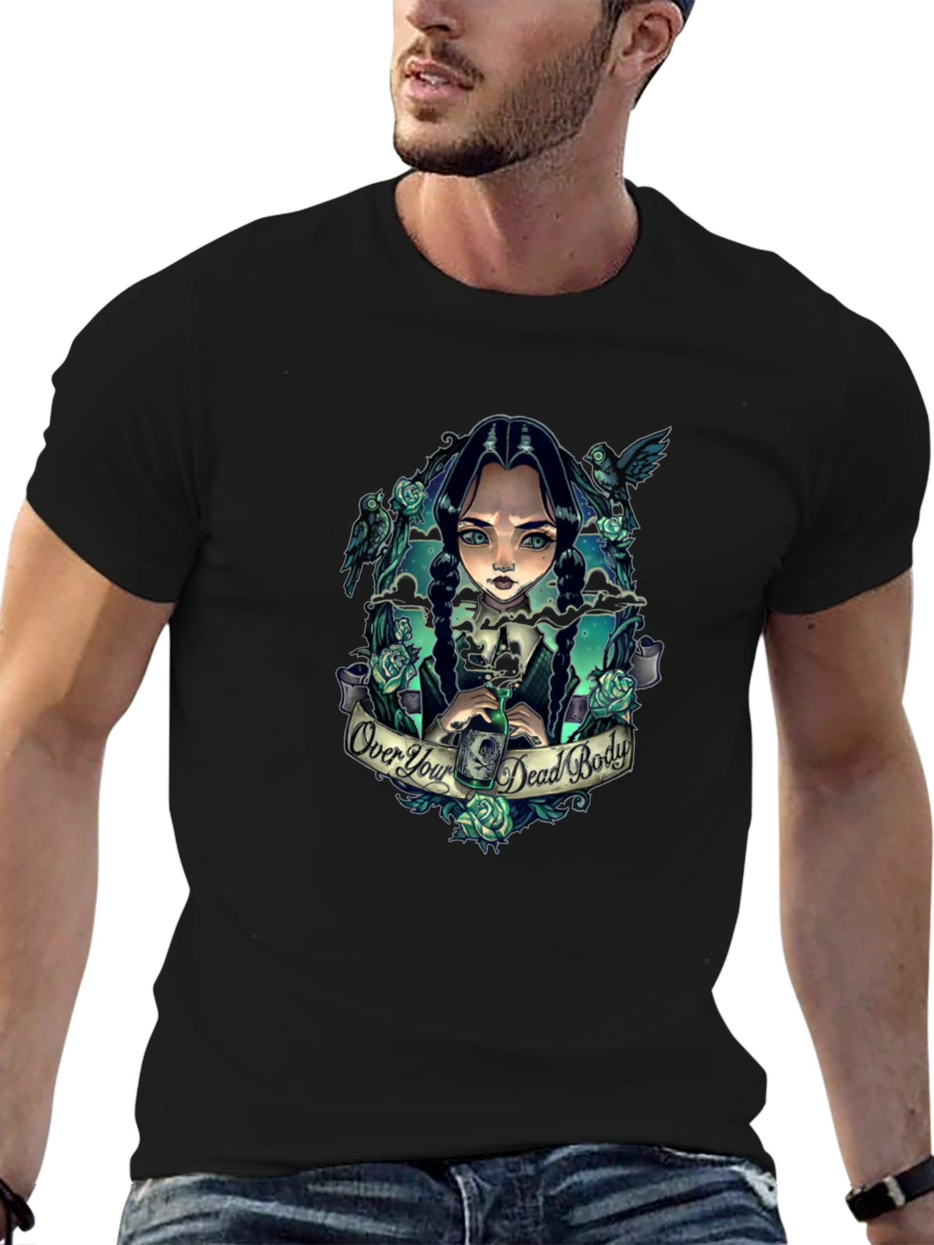 Black Wednesday Addams T-Shirt - Over Your Dead Body view 6