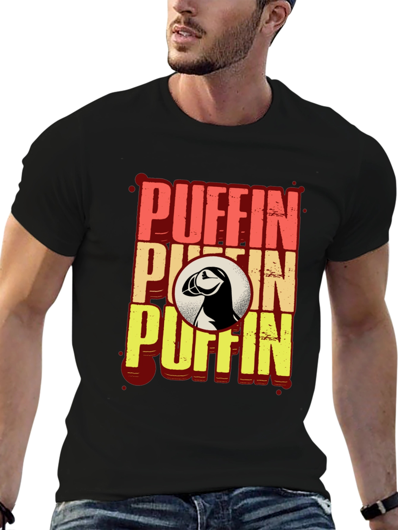 Puffin Graphic T-Shirt - Animal Lover's Tee - 6