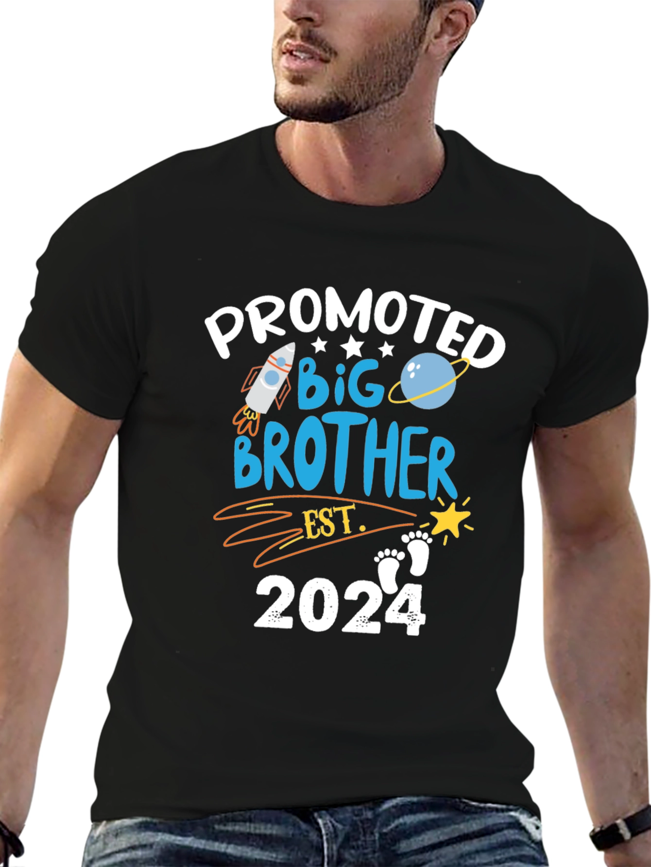 Black Promoted to Big Brother 2024 T-Shirt view 6