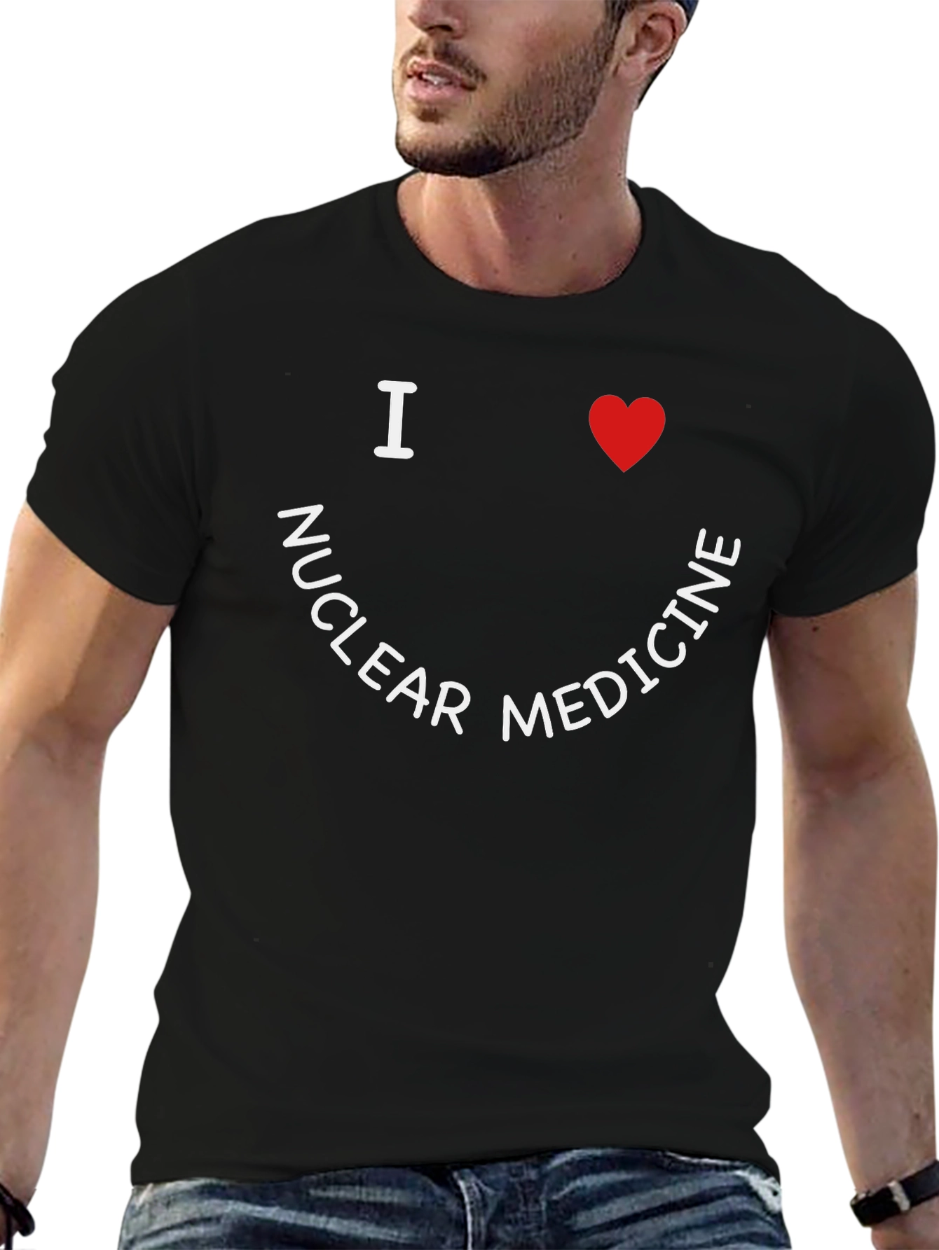 Black I Heart Nuclear Medicine T-Shirt view 6