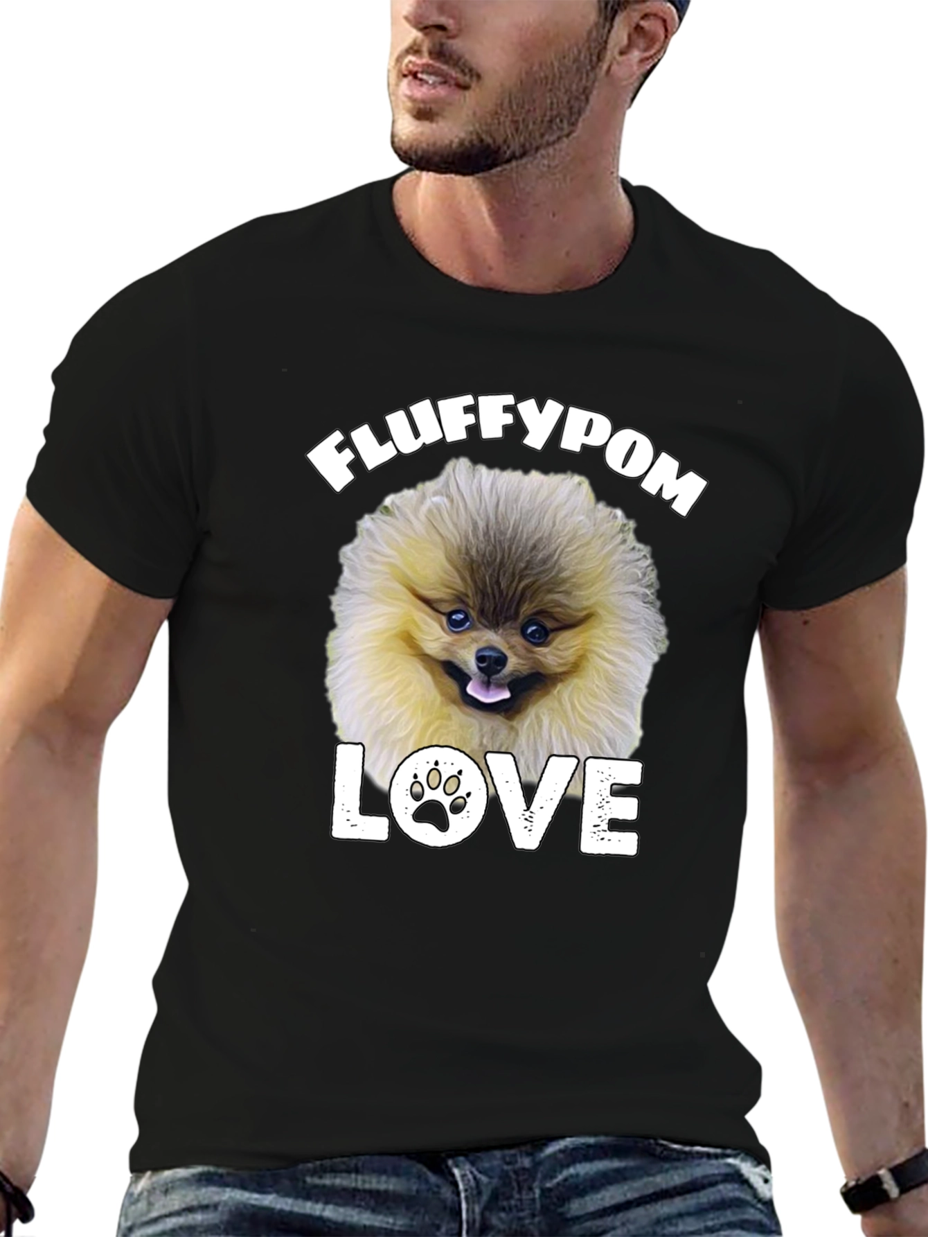 Fluffy Pom Love Graphic Tee - 6
