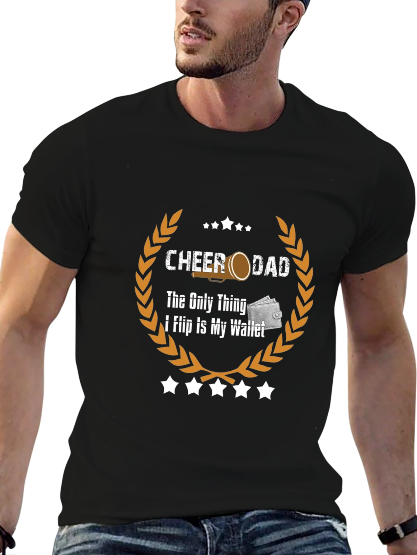 Cheer Dad Wallet Flip T-Shirt - 6